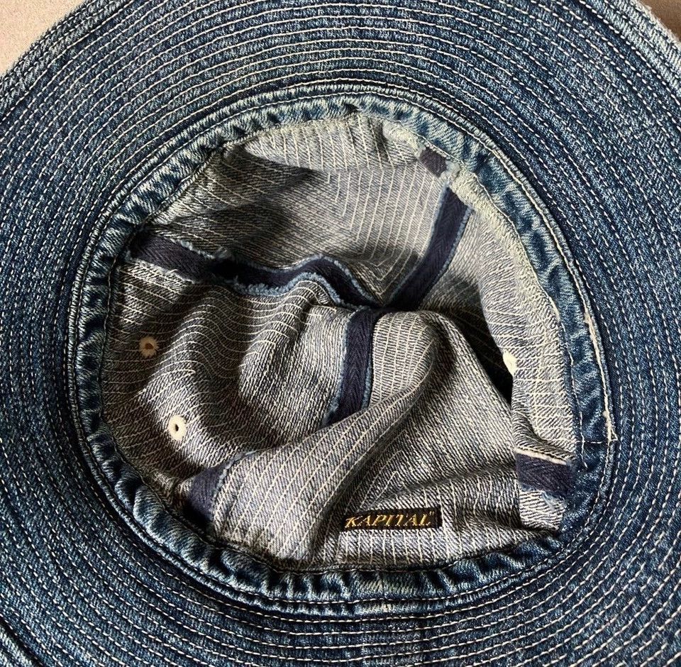 Kapital kapital blue dyed cowboy hat Size ONE SIZE - 5 Thumbnail