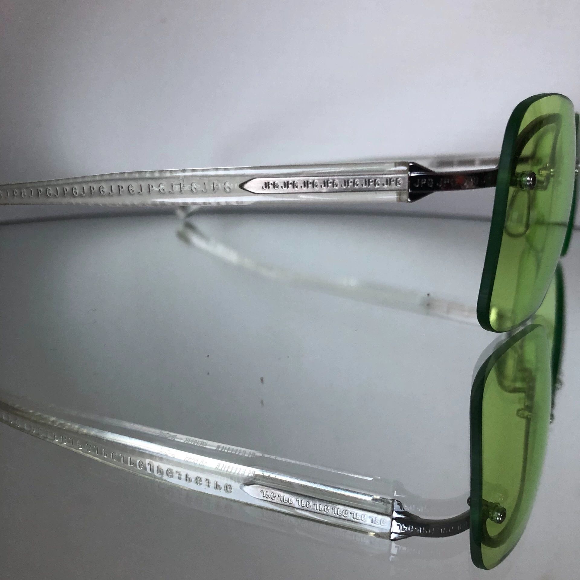Jean Paul Gaultier Jean Paul Gaultier Rare fluorescent green sunglasses Size ONE SIZE - 2 Thumbnail
