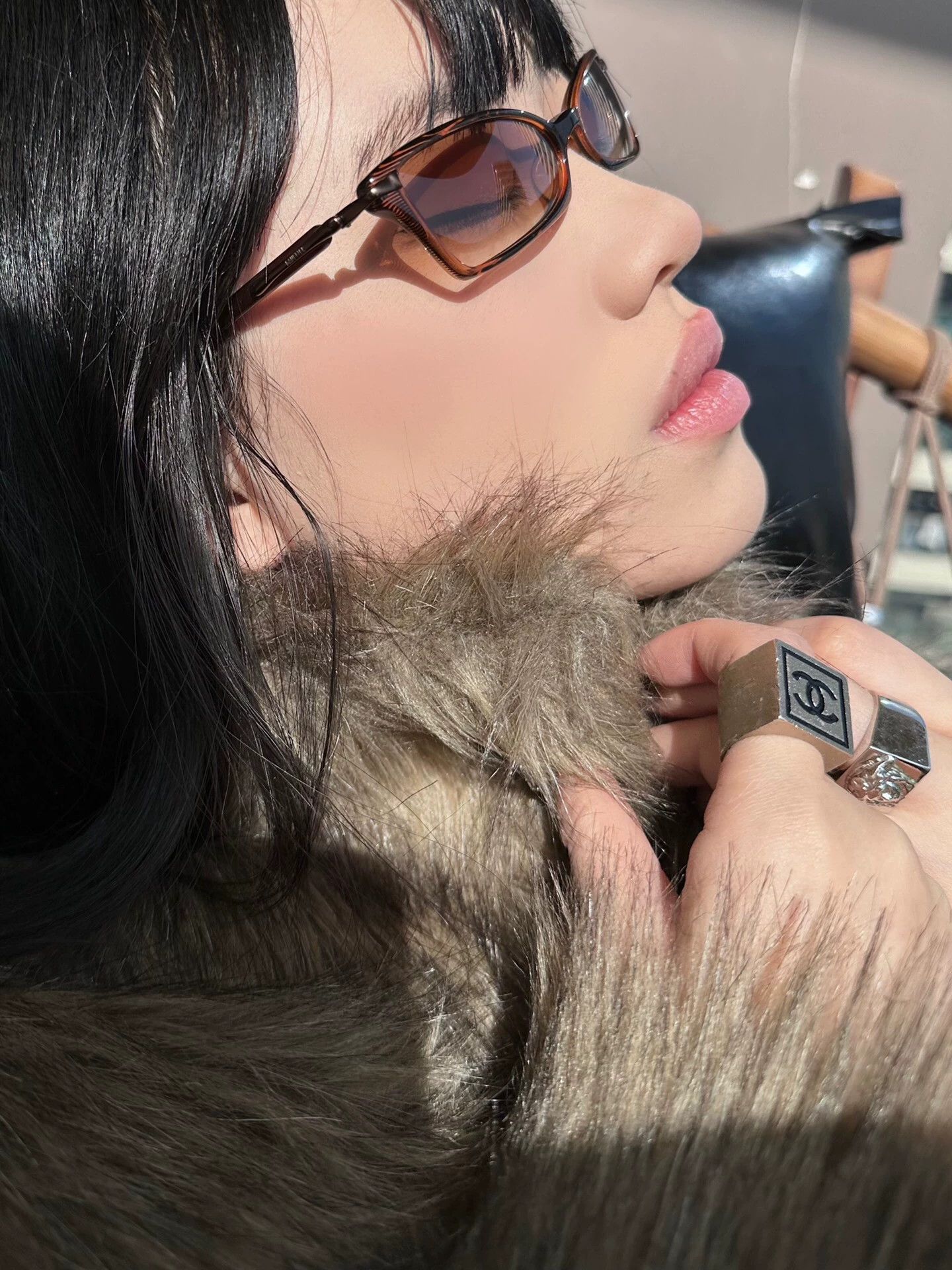 Jean Paul Gaultier Jean Paul Gaultier Cat's eye type gradient sunglasses Size ONE SIZE - 6 Thumbnail
