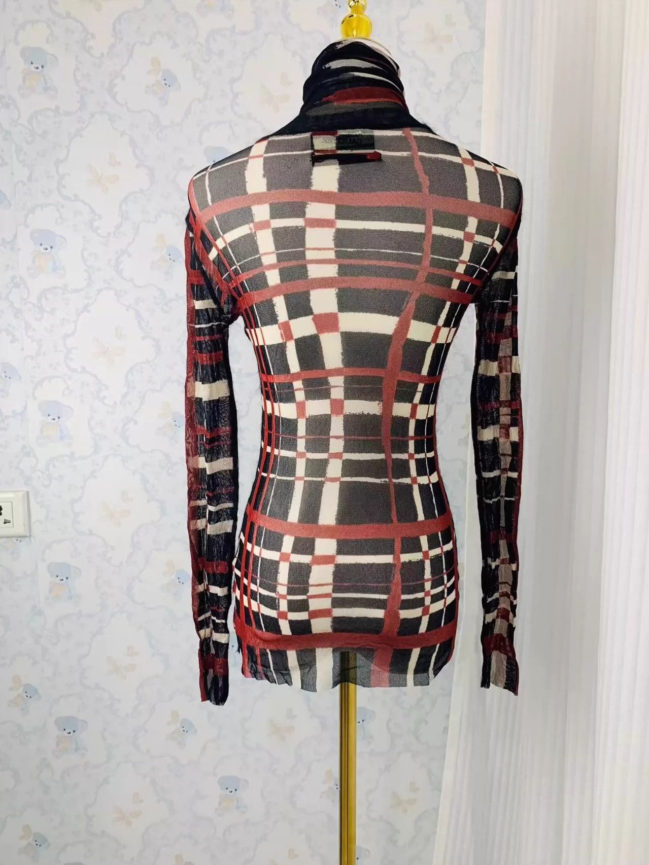 Jean Paul Gaultier Jean Paul Gaultier Mesh top Size US M / EU 48-50 / 2 - 2 Thumbnail