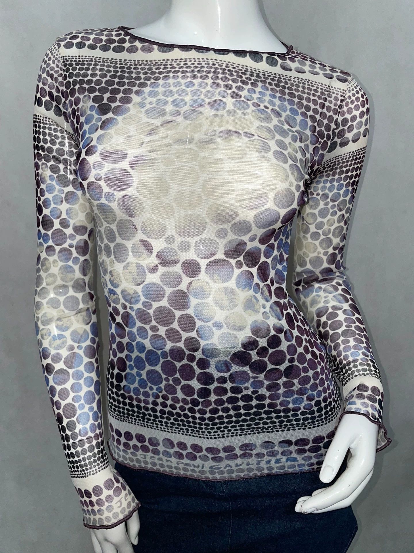 Jean Paul Gaultier Jean Paul Gaultier Mesh tattooed clothes Size US L / EU 52-54 / 3 - 2 Thumbnail
