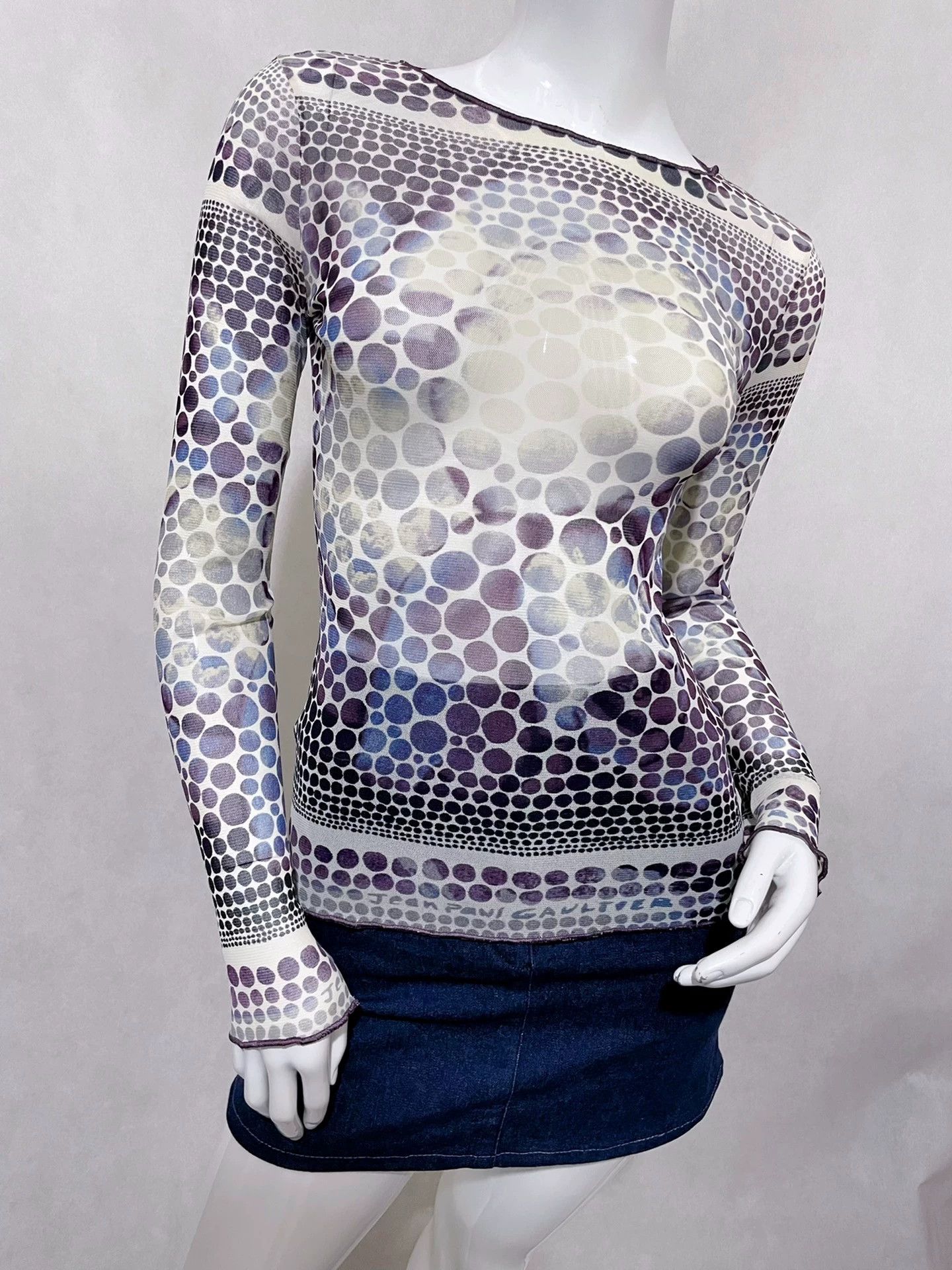 Jean Paul Gaultier Jean Paul Gaultier Mesh tattooed clothes Size US L / EU 52-54 / 3 - 4 Thumbnail