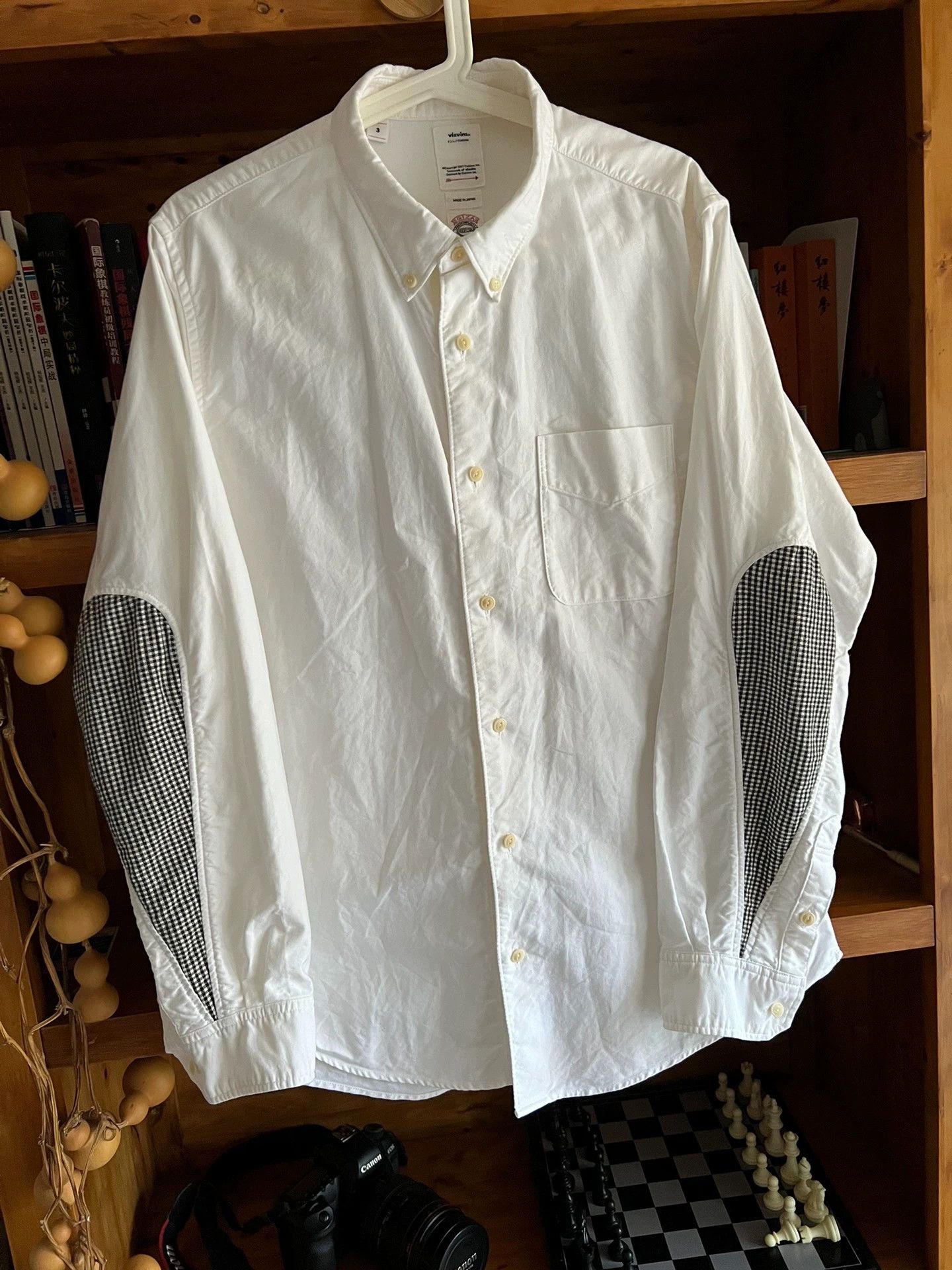 Visvim Visvim Water Drop White Long Sleeve Shirt Size US L / EU 52-54 / 3 - 2 Thumbnail