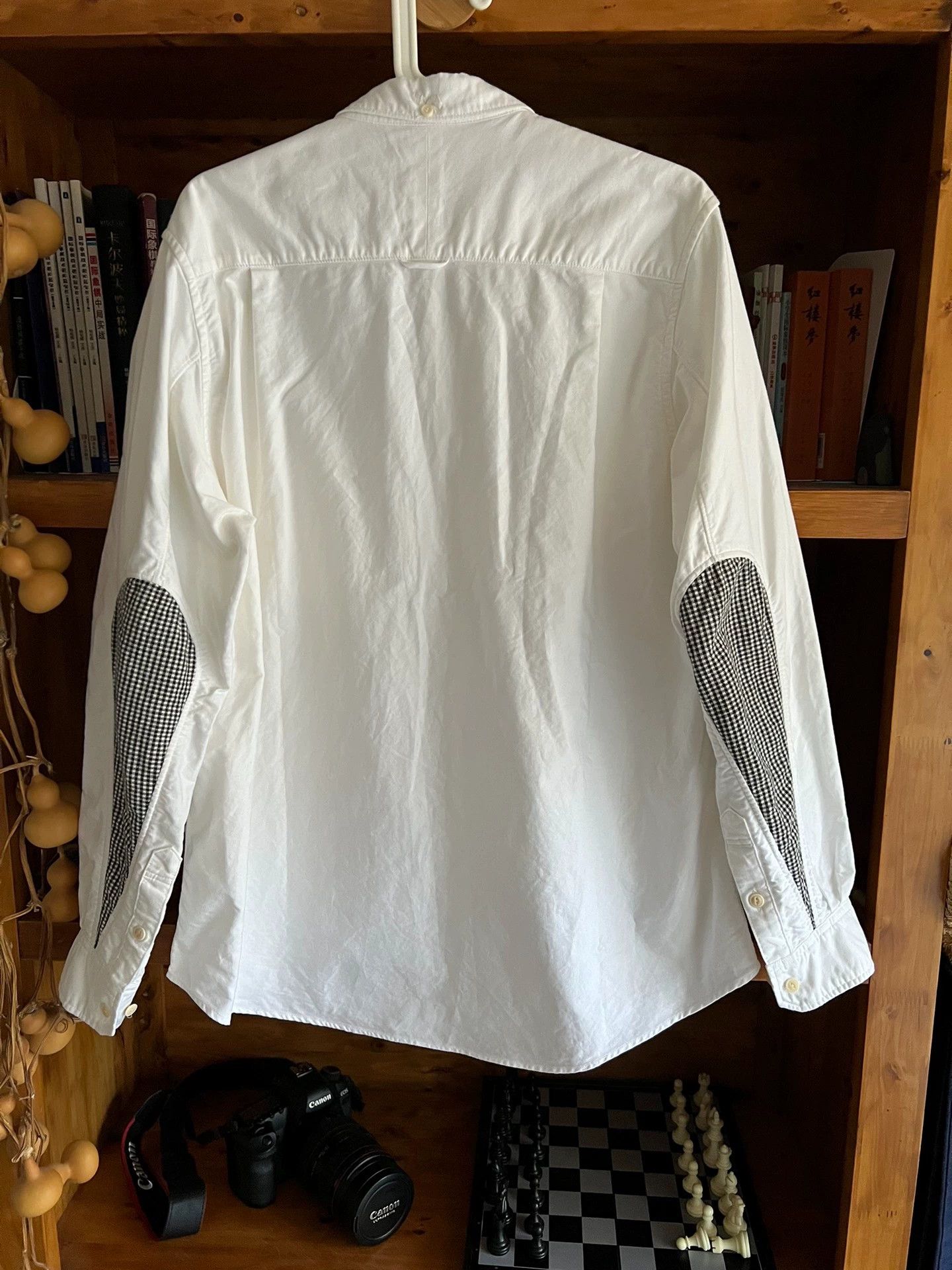 Visvim Visvim Water Drop White Long Sleeve Shirt Size US L / EU 52-54 / 3 - 6 Thumbnail