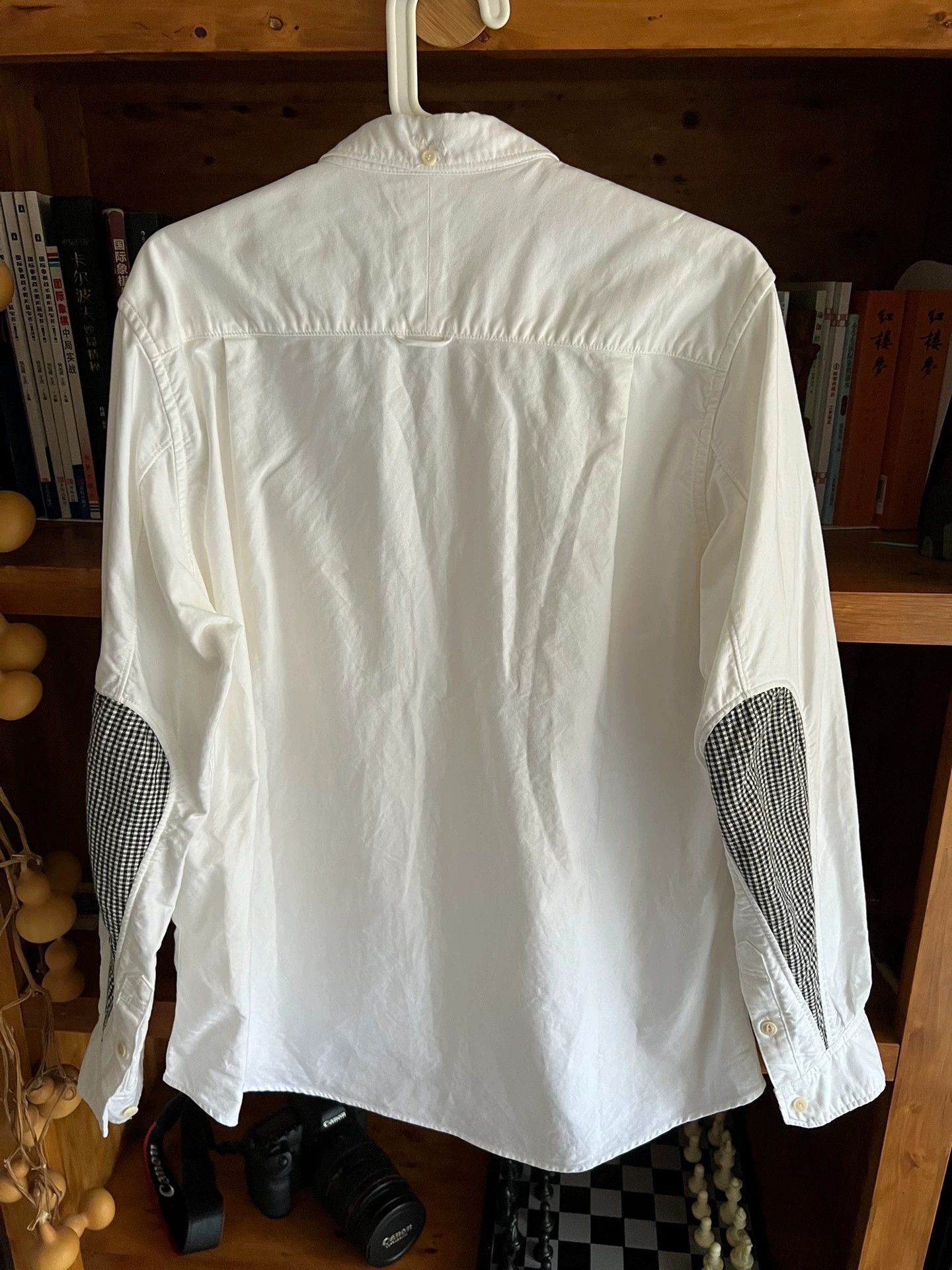 Visvim Visvim Water Drop White Long Sleeve Shirt Size US L / EU 52-54 / 3 - 7 Thumbnail