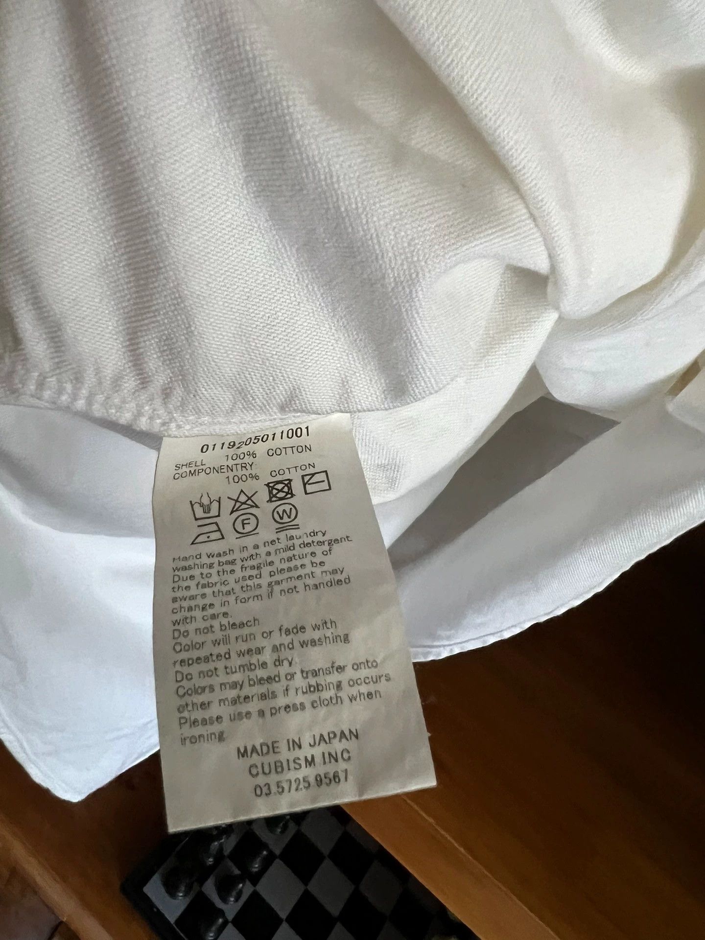 Visvim Visvim Water Drop White Long Sleeve Shirt Size US L / EU 52-54 / 3 - 5 Thumbnail