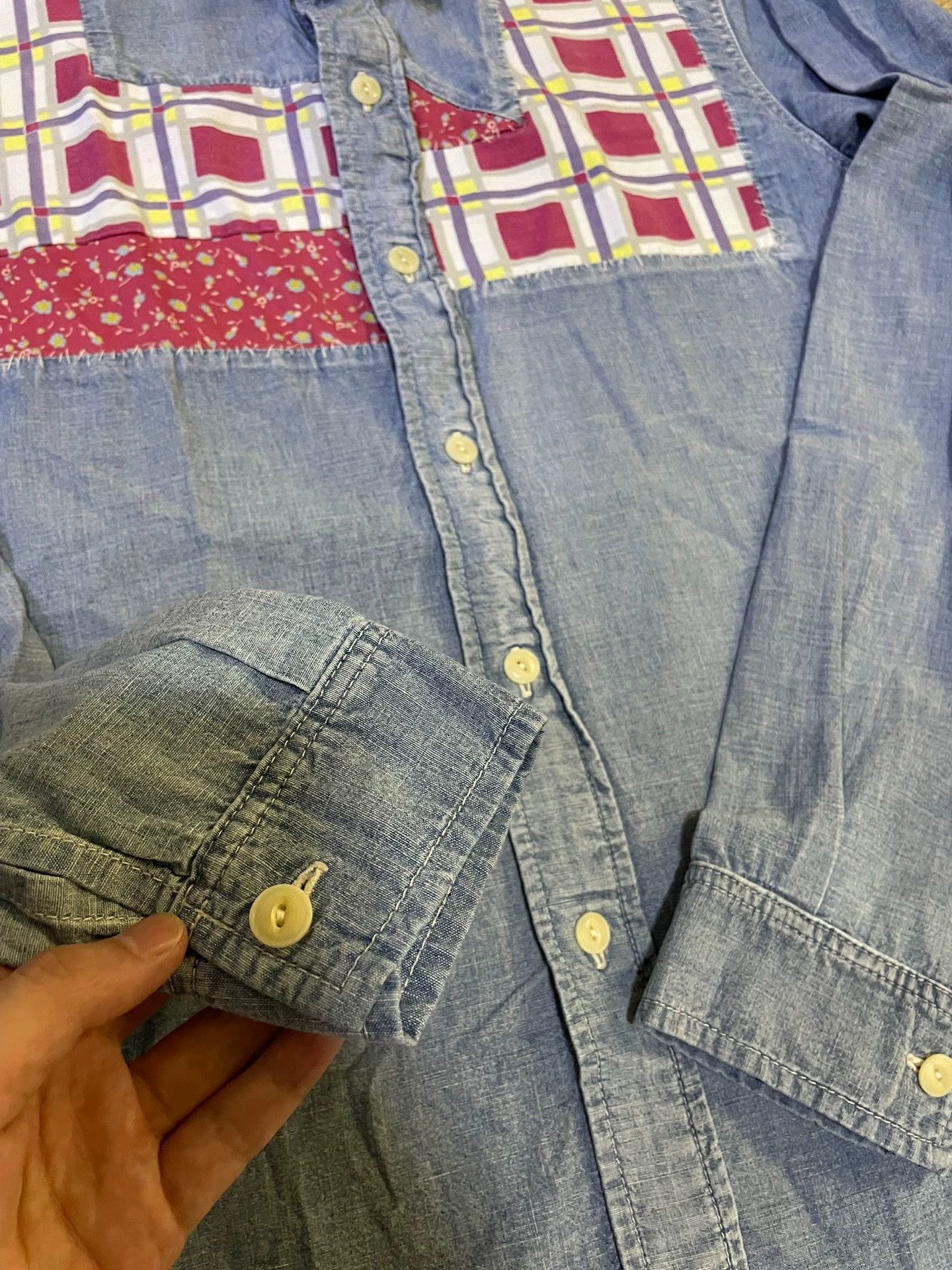 Visvim Visvim Gubu stitching long sleeve shirt Size US M / EU 48-50 / 2 - 4 Thumbnail