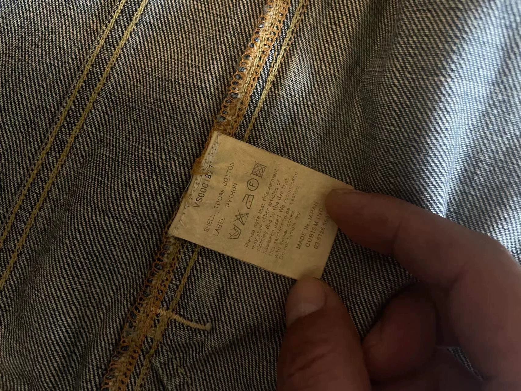 Visvim Visvim 101 snakeskin label 11AW Size US M / EU 48-50 / 2 - 5 Thumbnail