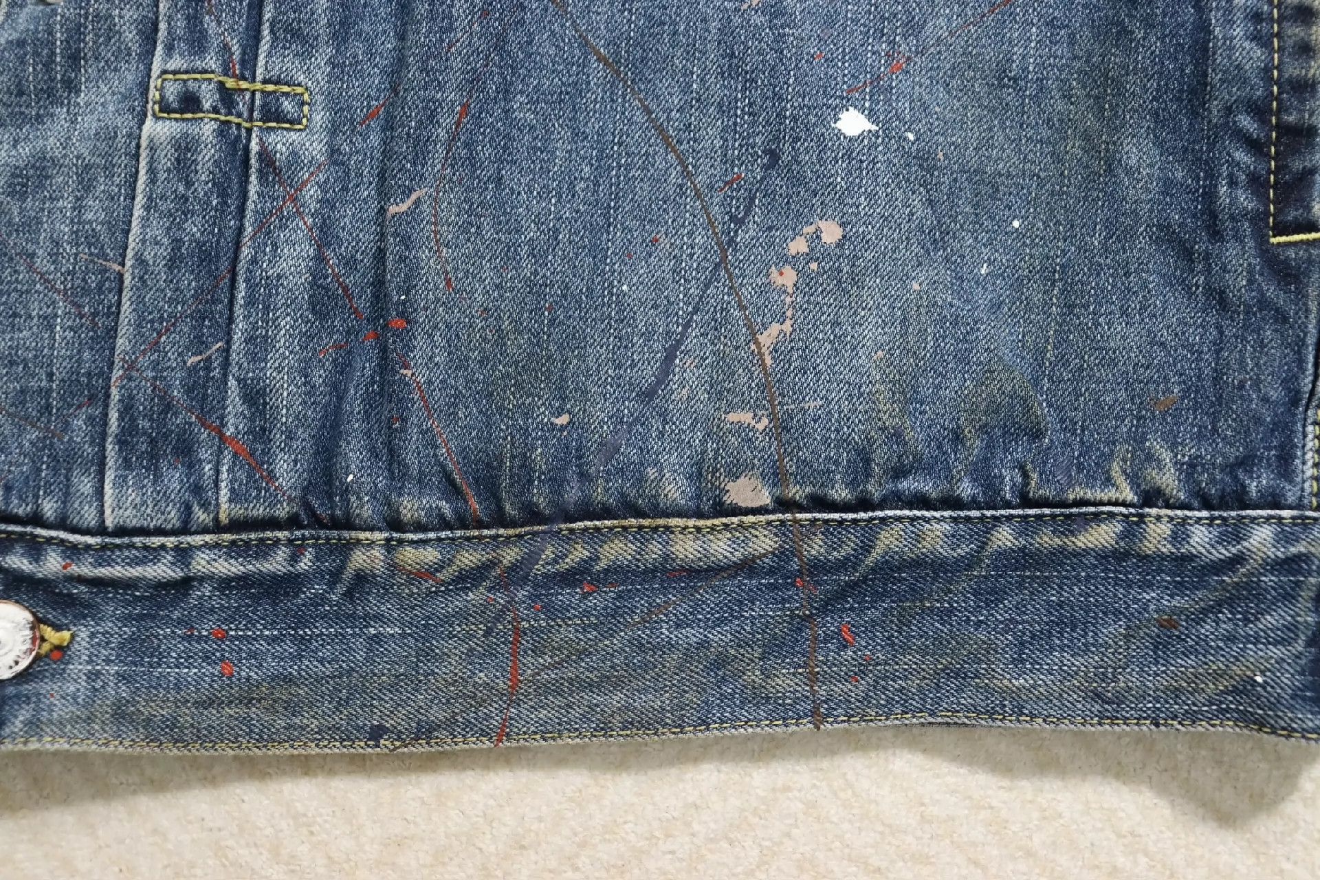 Visvim Visvim 101 JKT DRY DMGD-999 Dry999 Size US XL / EU 56 / 4 - 7 Thumbnail