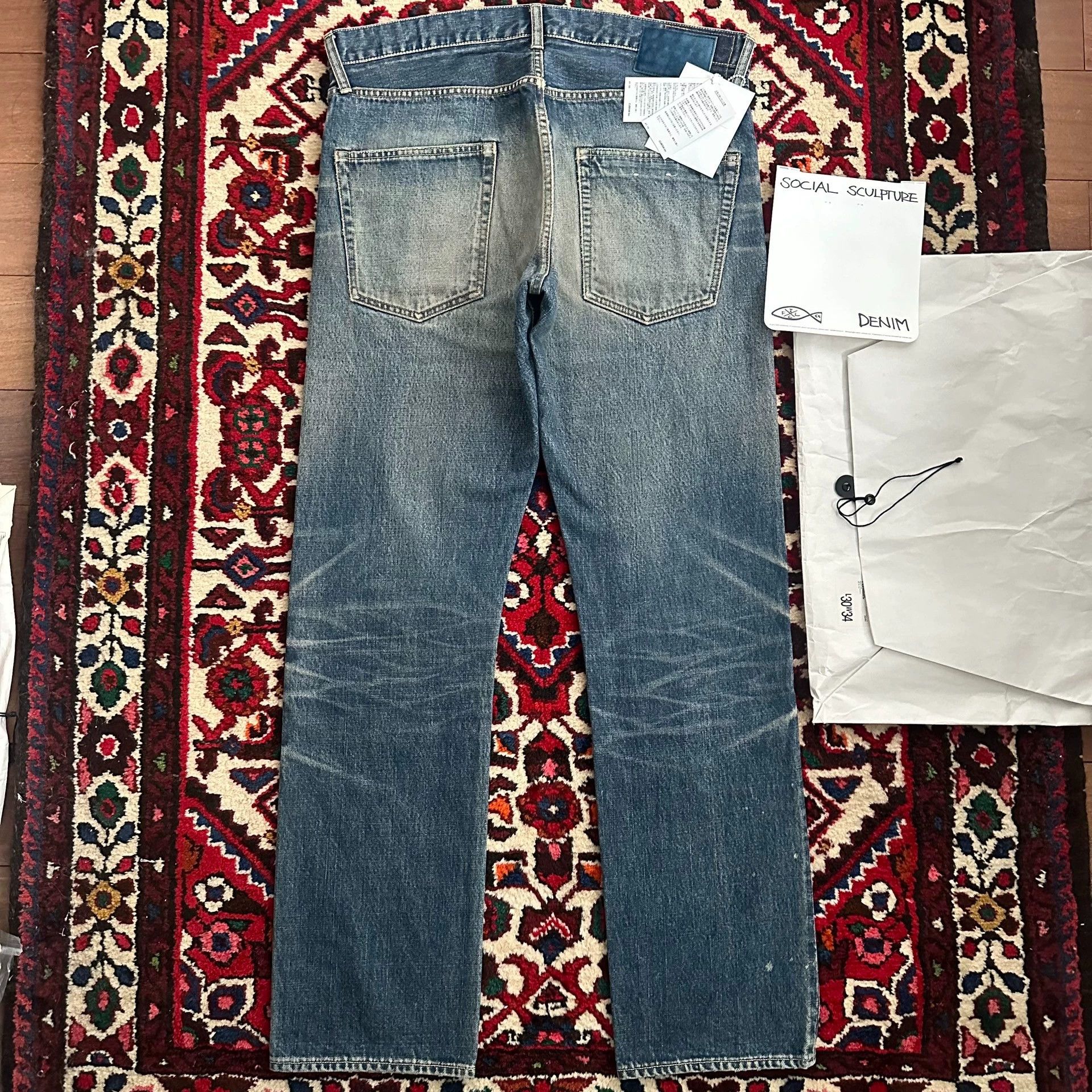Visvim 21aw 01.2D29 washed jeans