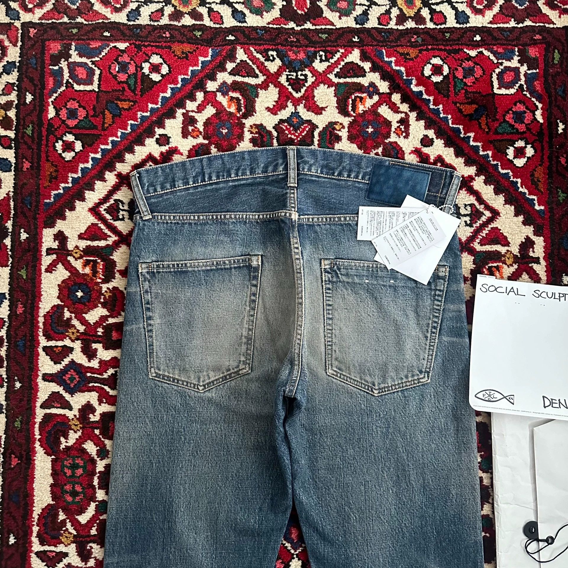 Visvim 21aw 01.2D29 washed jeans