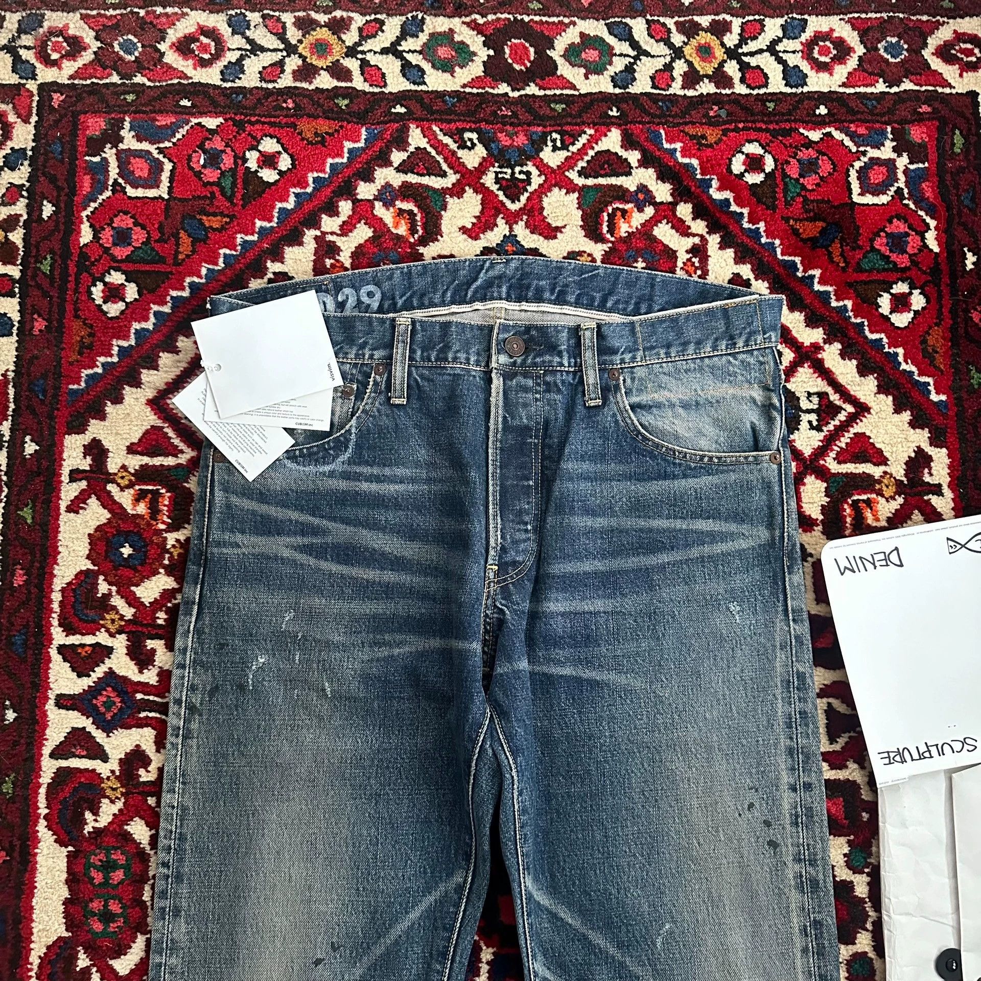 Visvim 21aw 01.2D29 washed jeans