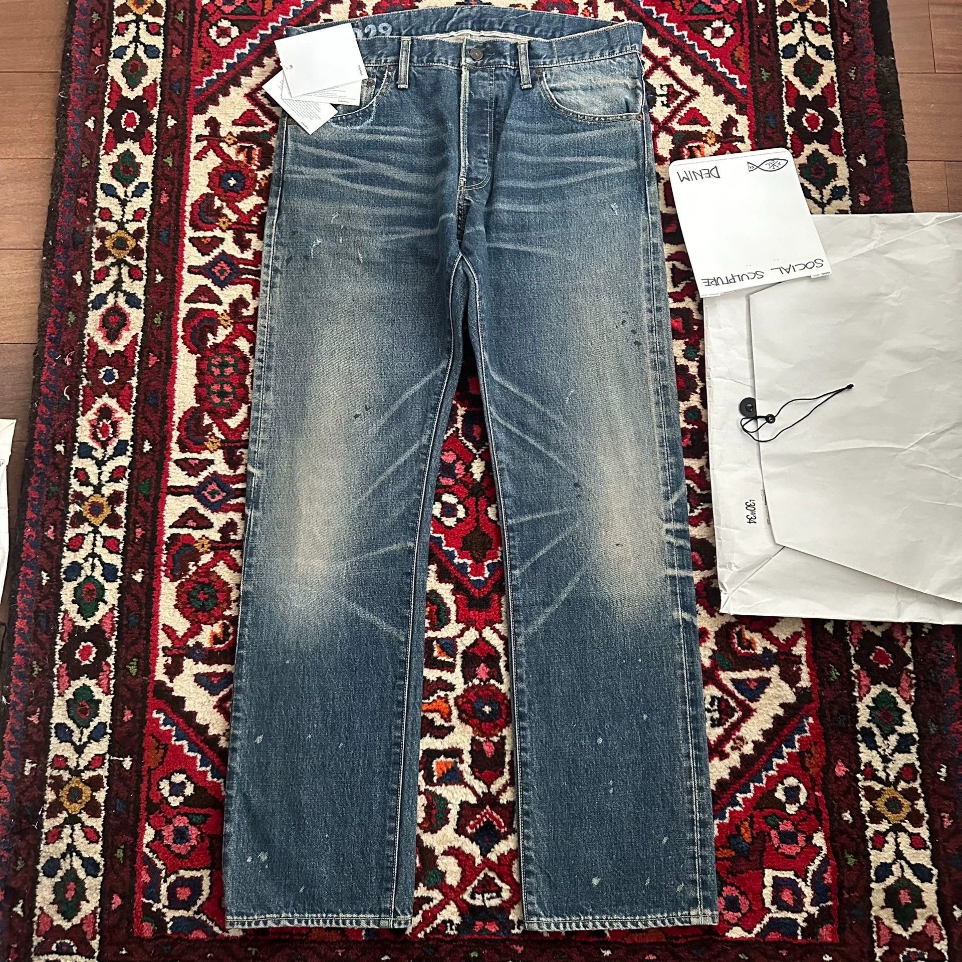 Visvim 21aw 01.2D29 washed jeans