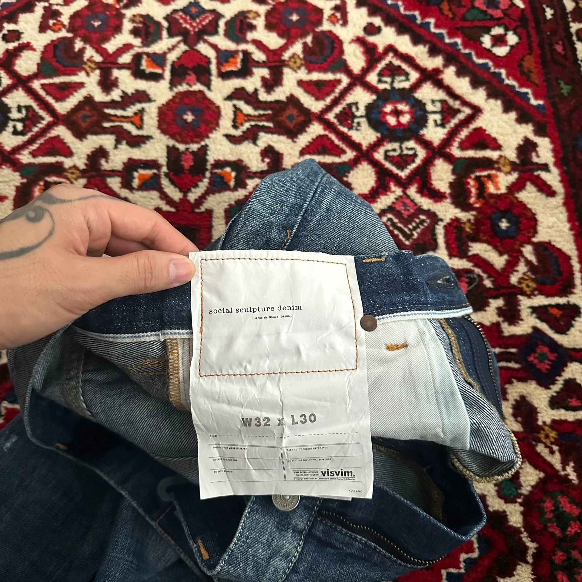Visvim Visvim 18ss 03d12 washed jeans Size US 32 / EU 48 - 7 Thumbnail