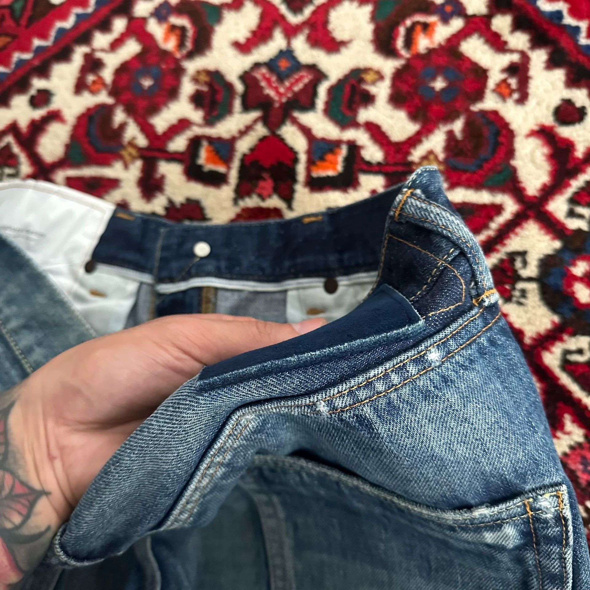 Visvim Visvim 18ss 03d12 washed jeans Size US 32 / EU 48 - 6 Thumbnail