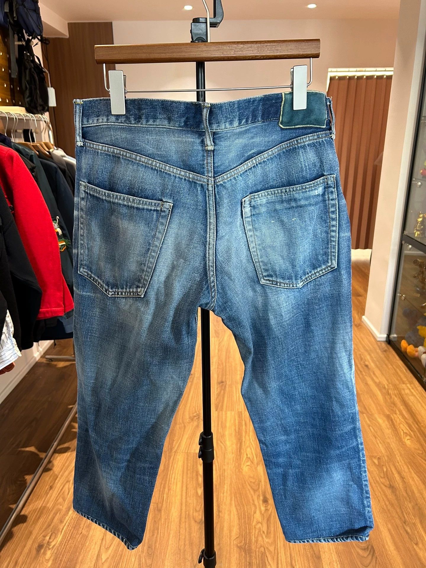 Visvim Visvim 03D10 cashew flower ancient cloth destroys jeans. Size US 34 / EU 50 - 2 Thumbnail