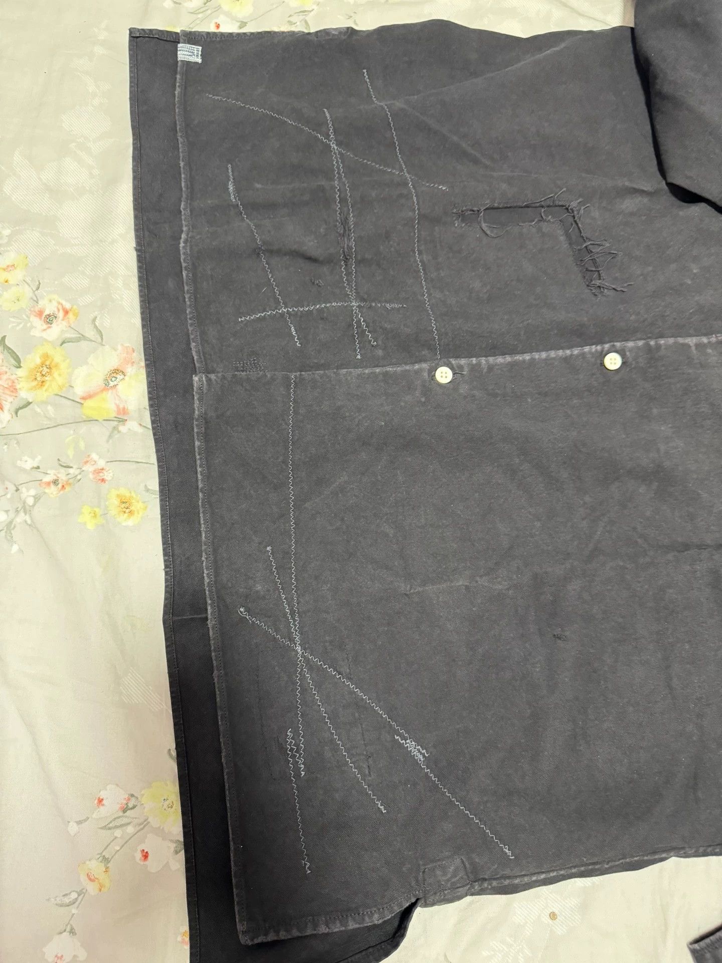 Visvim Visvim 21ss TRAVAIL washed and damaged shirts and jackets. Size US XXL / EU 58 / 5 - 6 Thumbnail