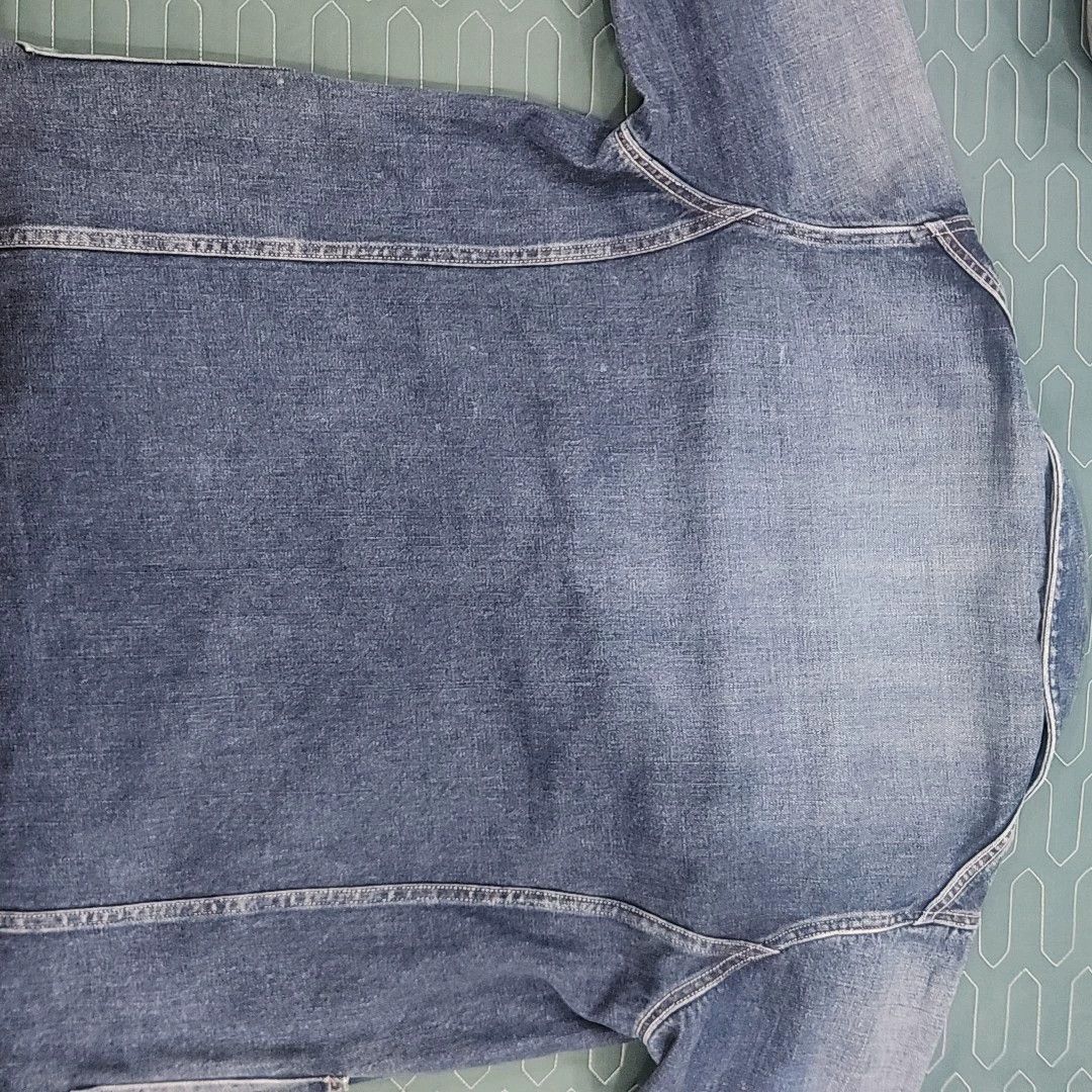 Visvim Visvim 17SS Coverall washed and spliced denim jacket Size US L / EU 52-54 / 3 - 2 Thumbnail