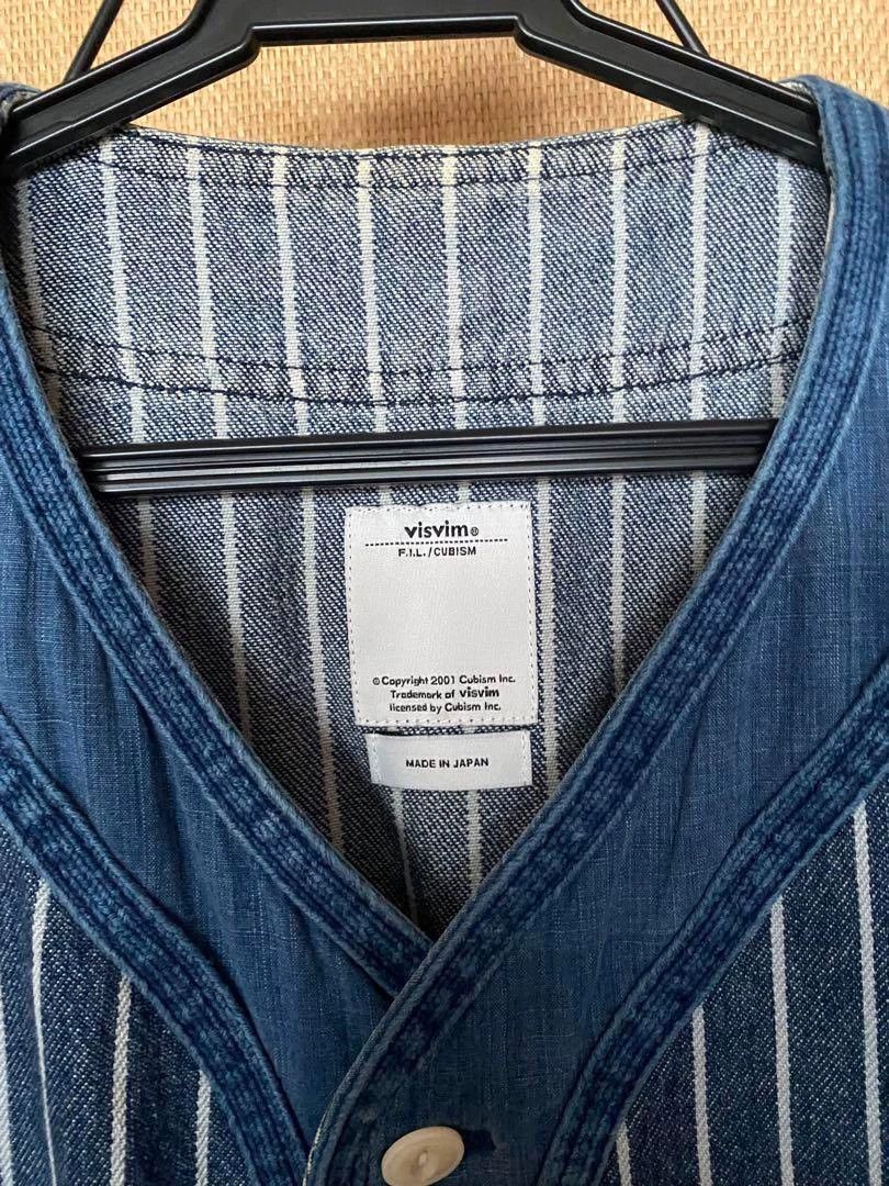 Visvim VISVIM DUGOUT SHIRT S/S INDIGO Size US M / EU 48-50 / 2 - 3 Thumbnail