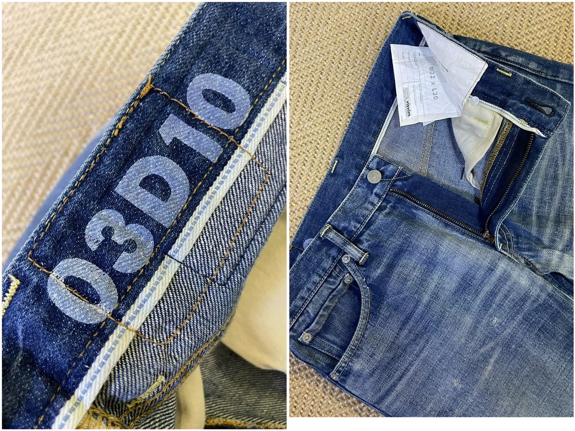 Visvim VISVIM 03D10 Fabric destruction washed jeans Size US 32 / EU 48 - 5 Thumbnail