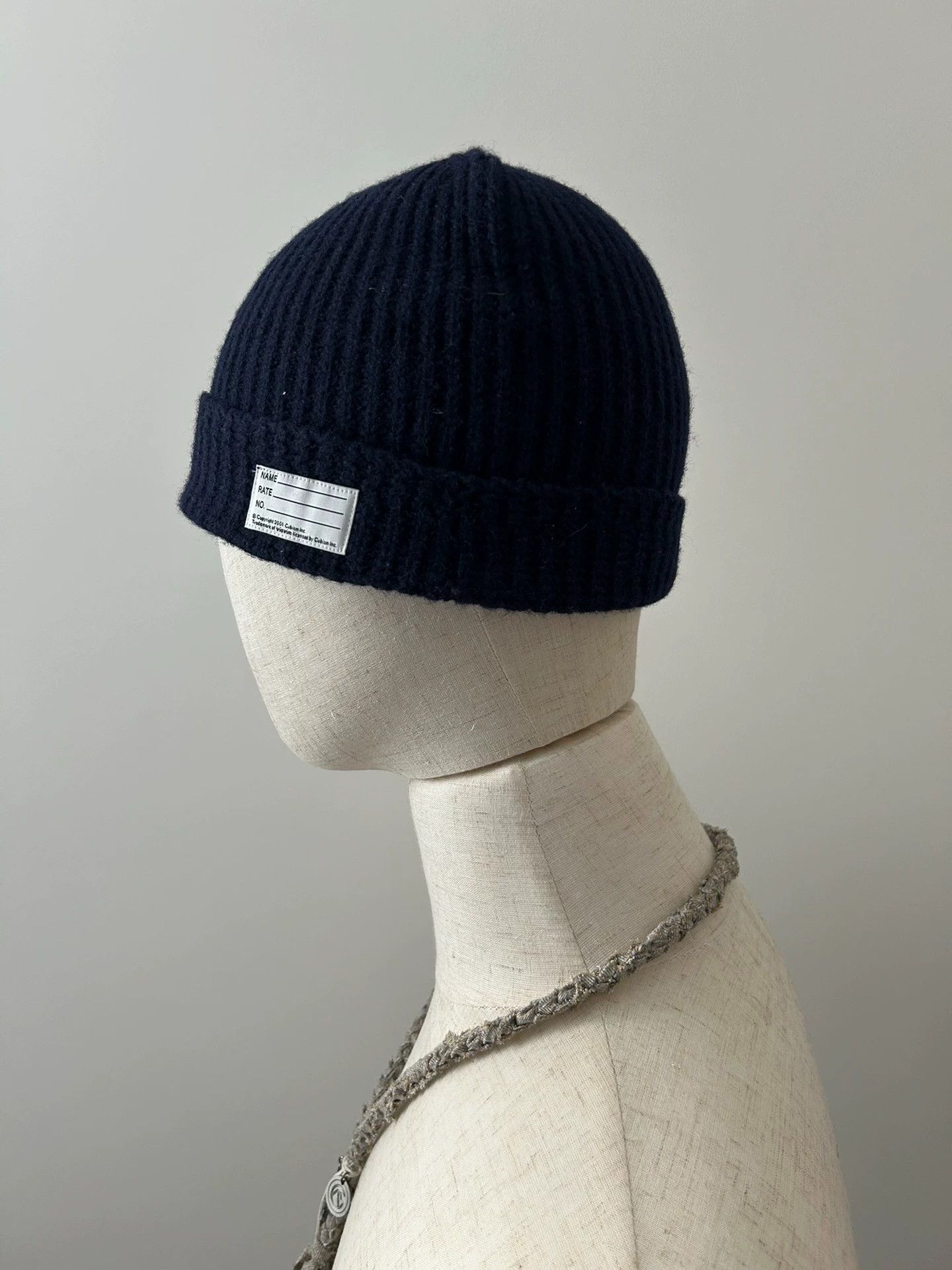 Visvim Visvim F.I.L thread dark indigo wool cap Size ONE SIZE - 2 Thumbnail