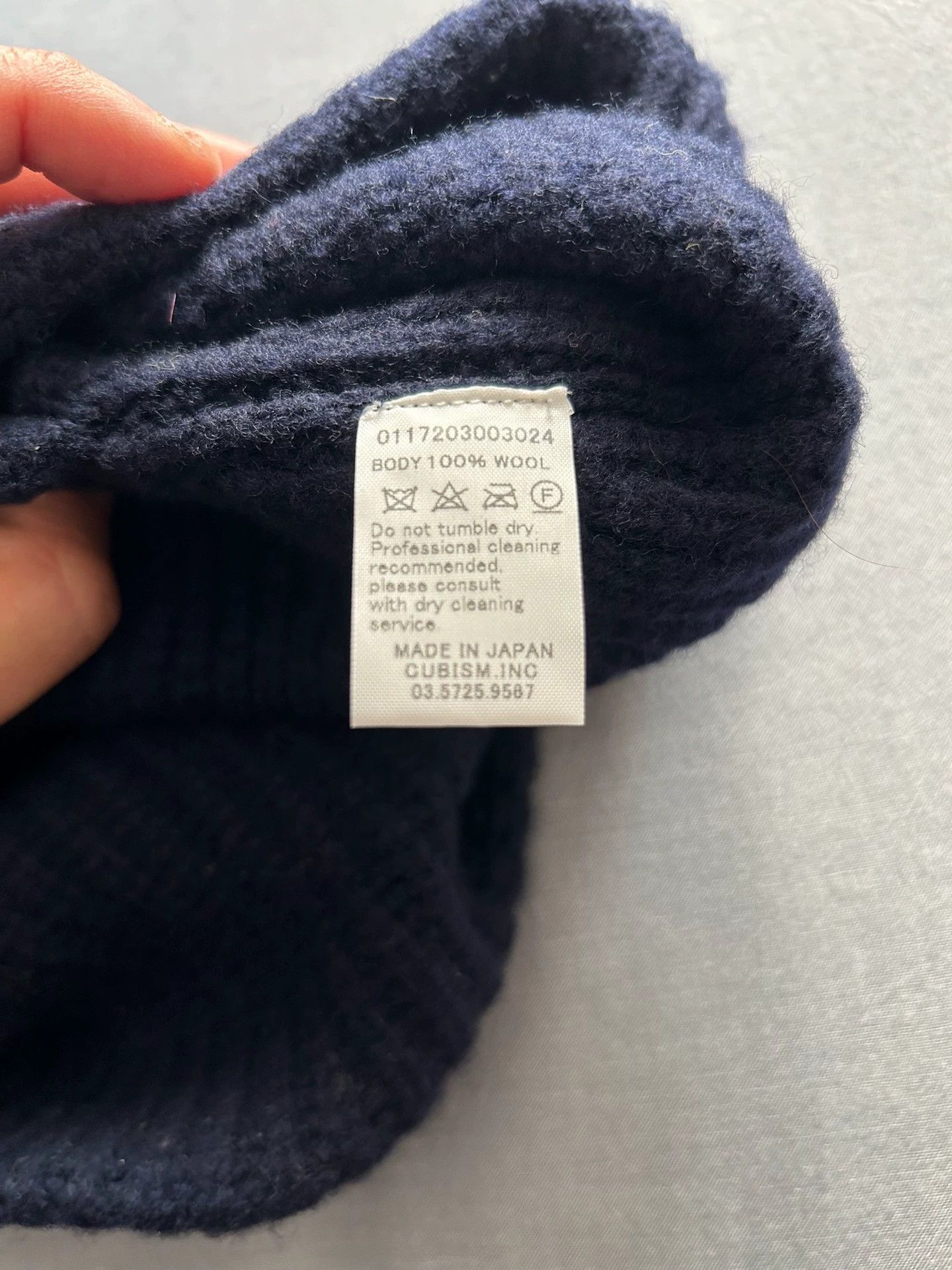Visvim Visvim F.I.L thread dark indigo wool cap Size ONE SIZE - 6 Thumbnail