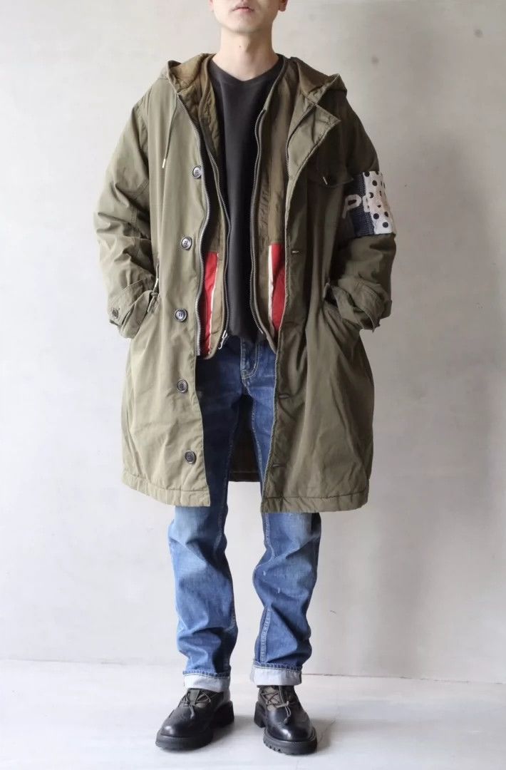 Visvim VISVIM MECKEL PARKA mud dyed armband coat Size US S / EU 44-46 / 1 - 4 Thumbnail