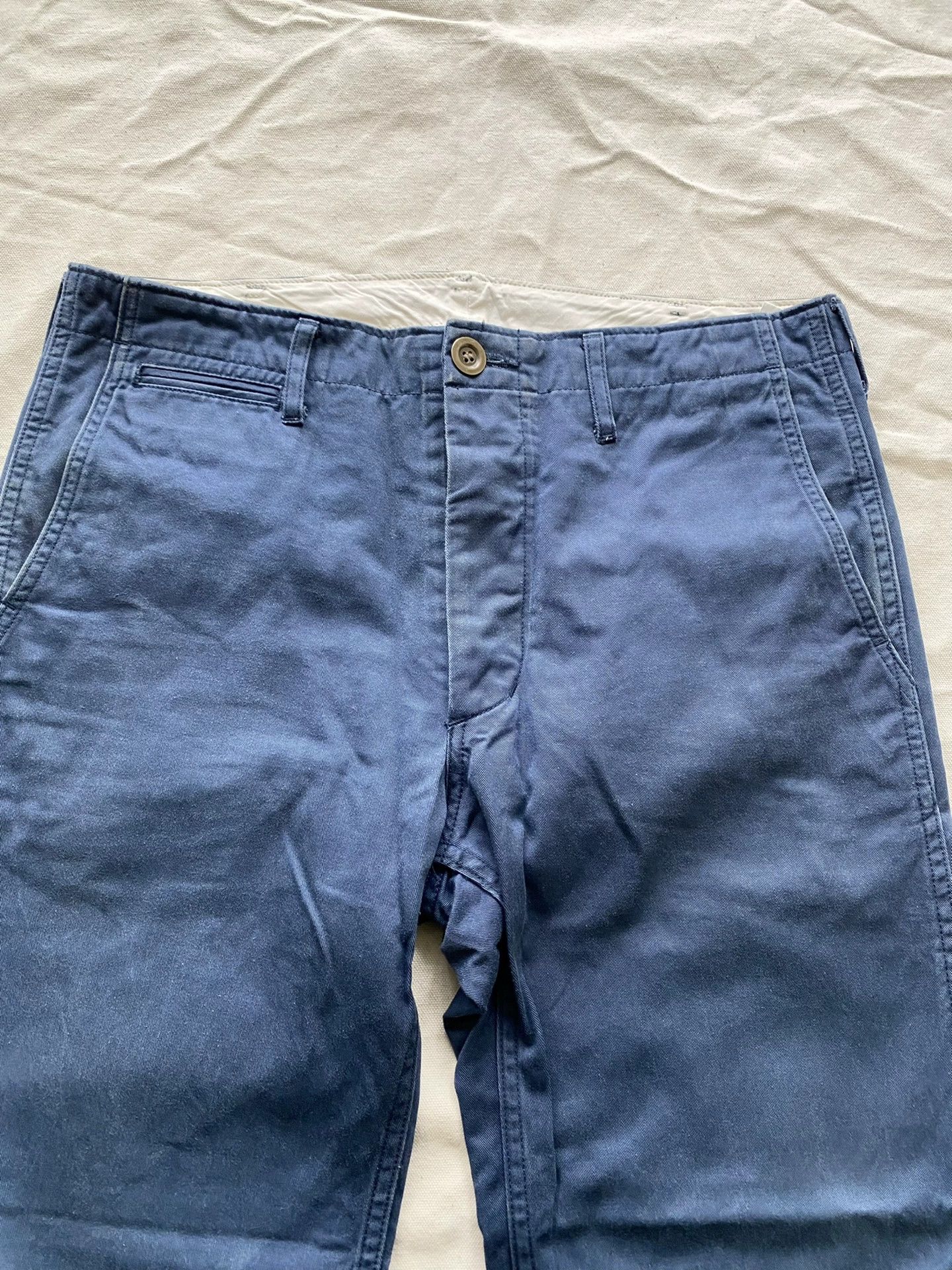 Visvim Visvim blue dyed cropped pants Size US 32 / EU 48 - 3 Thumbnail