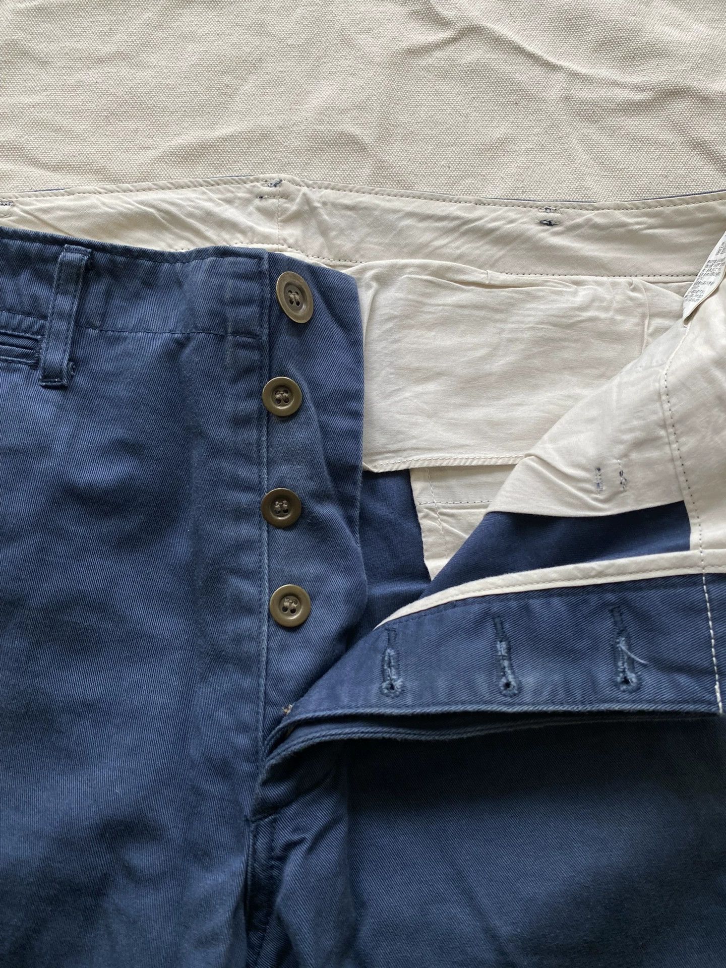 Visvim Visvim blue dyed cropped pants Size US 32 / EU 48 - 4 Thumbnail