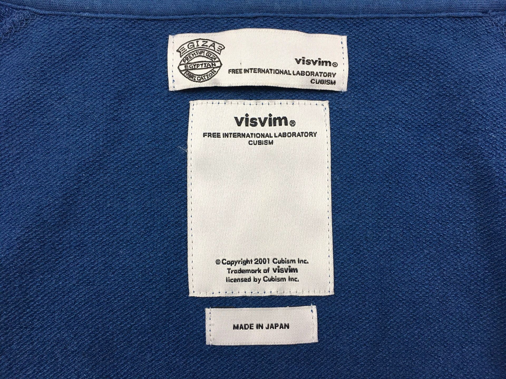 Visvim VISVIM 12SS JUMBO HOODIE F.Z.(INDIGO) Size US M / EU 48-50 / 2 - 6 Thumbnail