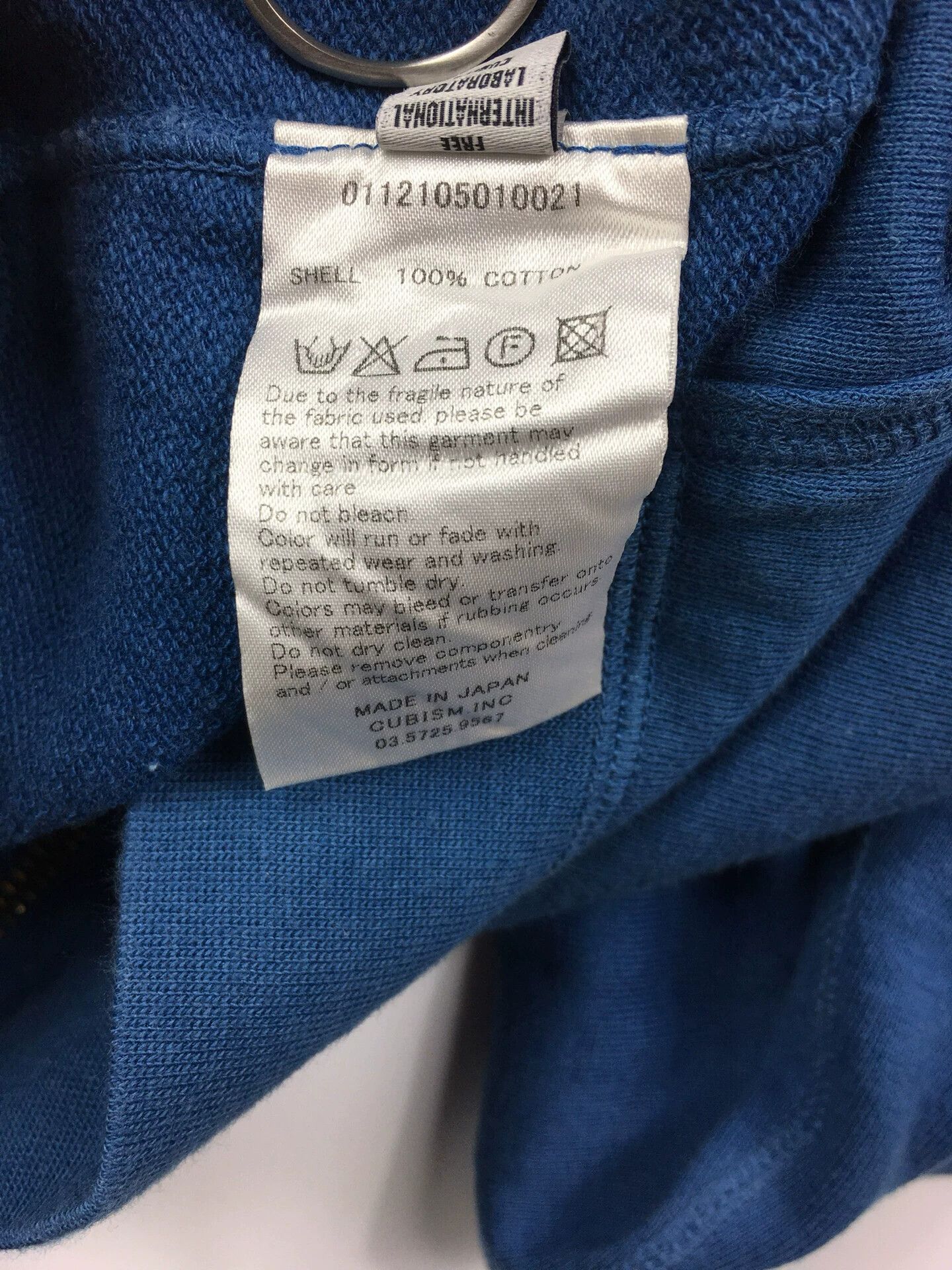 Visvim VISVIM 12SS JUMBO HOODIE F.Z.(INDIGO) Size US M / EU 48-50 / 2 - 8 Thumbnail