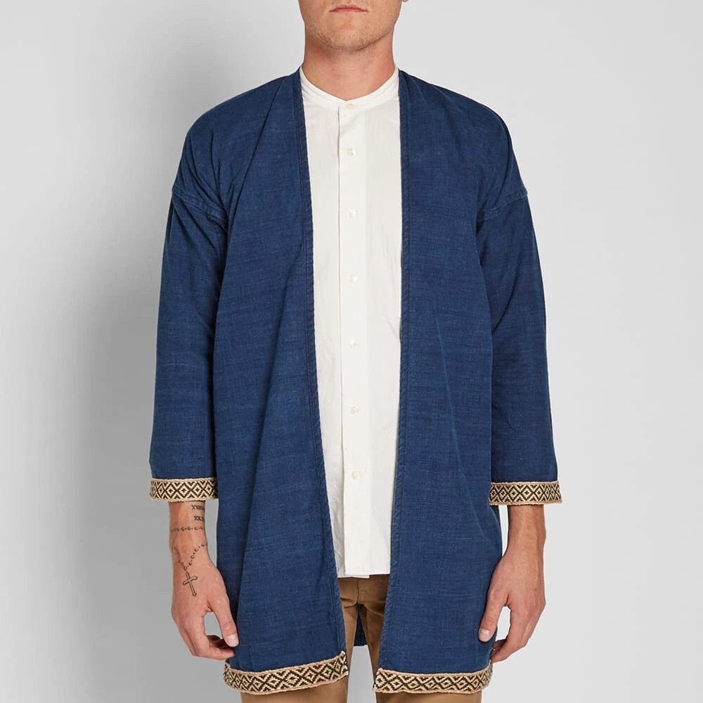Visvim VISVIM 16AW SANJURO COATSILK ROAD DK INDIGO Size US L / EU 52-54 / 3 - 4 Thumbnail