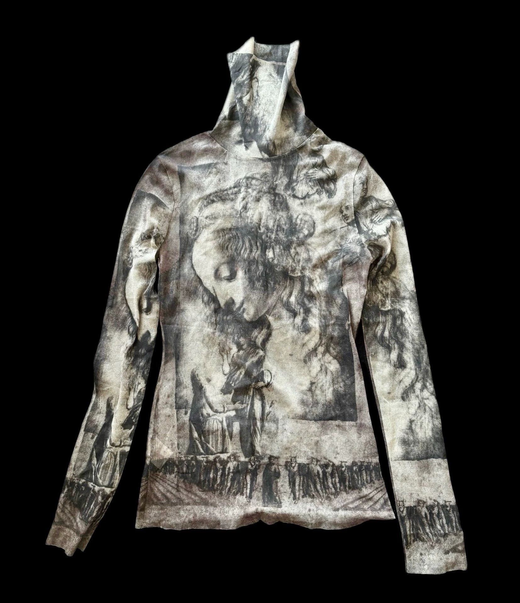 Jean Paul Gaultier Jean Paul Gaultier Notre dame gauze top Size US M / EU 48-50 / 2 - 2 Thumbnail