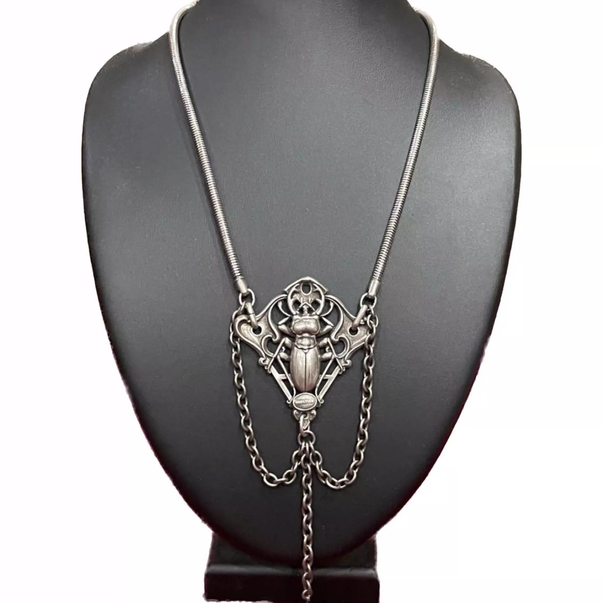 Jean Paul Gaultier Jean Paul Gaultier Spade insect pattern necklace Size ONE SIZE - 3 Thumbnail