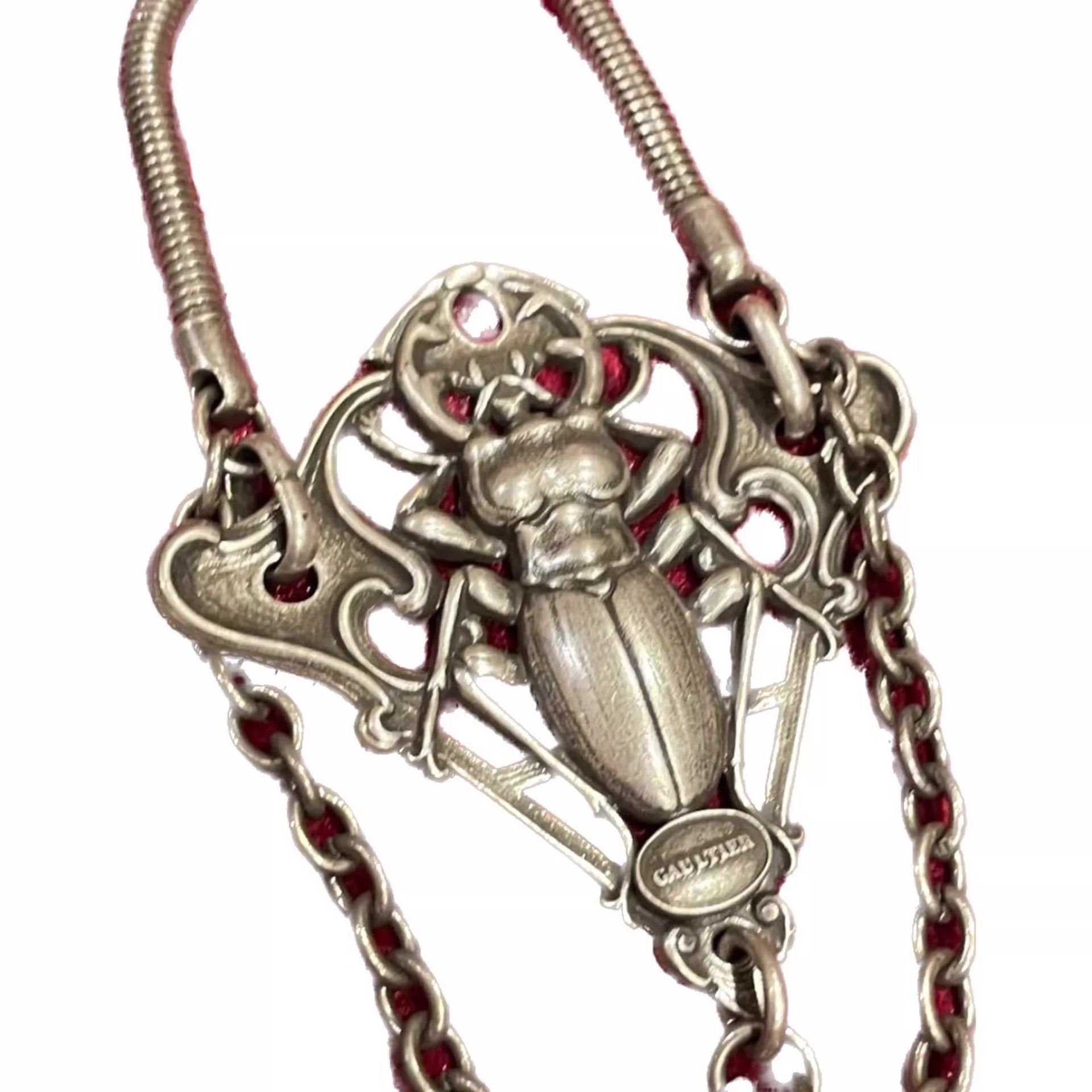 Jean Paul Gaultier Jean Paul Gaultier Spade insect pattern necklace Size ONE SIZE - 2 Thumbnail