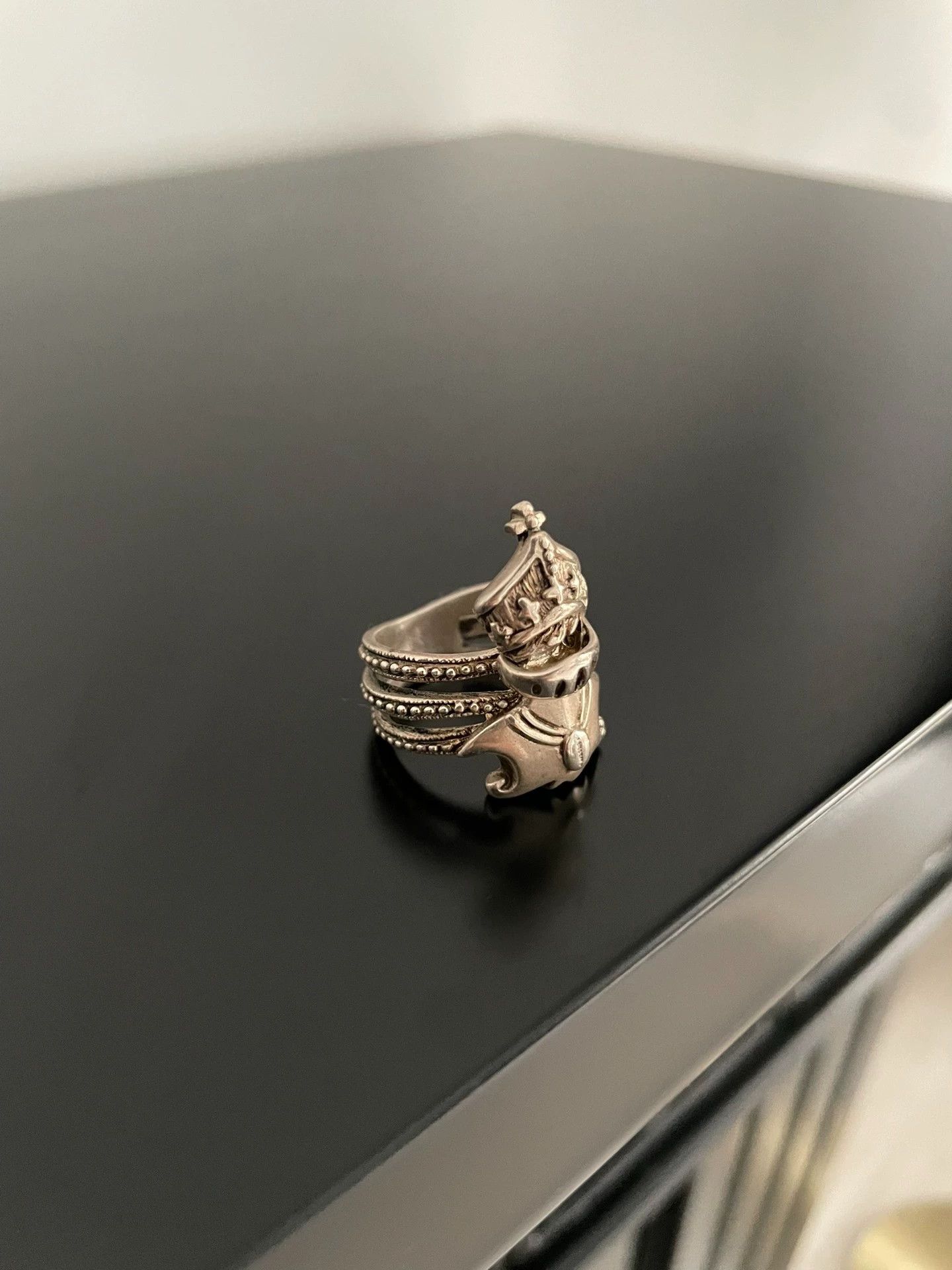 Jean Paul Gaultier Jean Paul Gaultier King knight armor ring Size ONE SIZE - 2 Thumbnail