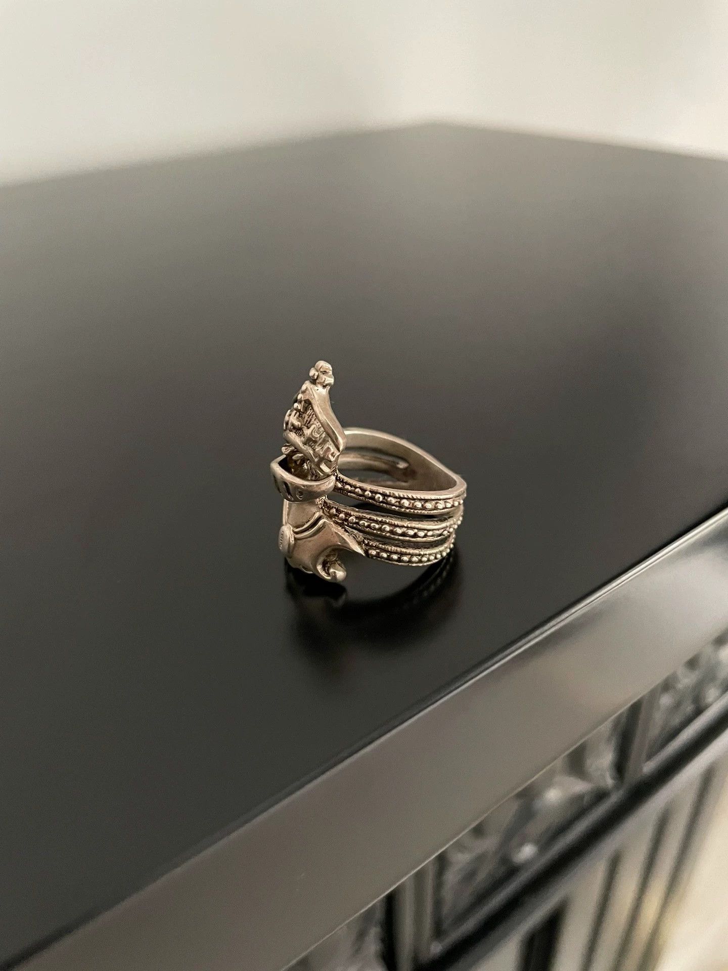 Jean Paul Gaultier Jean Paul Gaultier King knight armor ring Size ONE SIZE - 3 Thumbnail