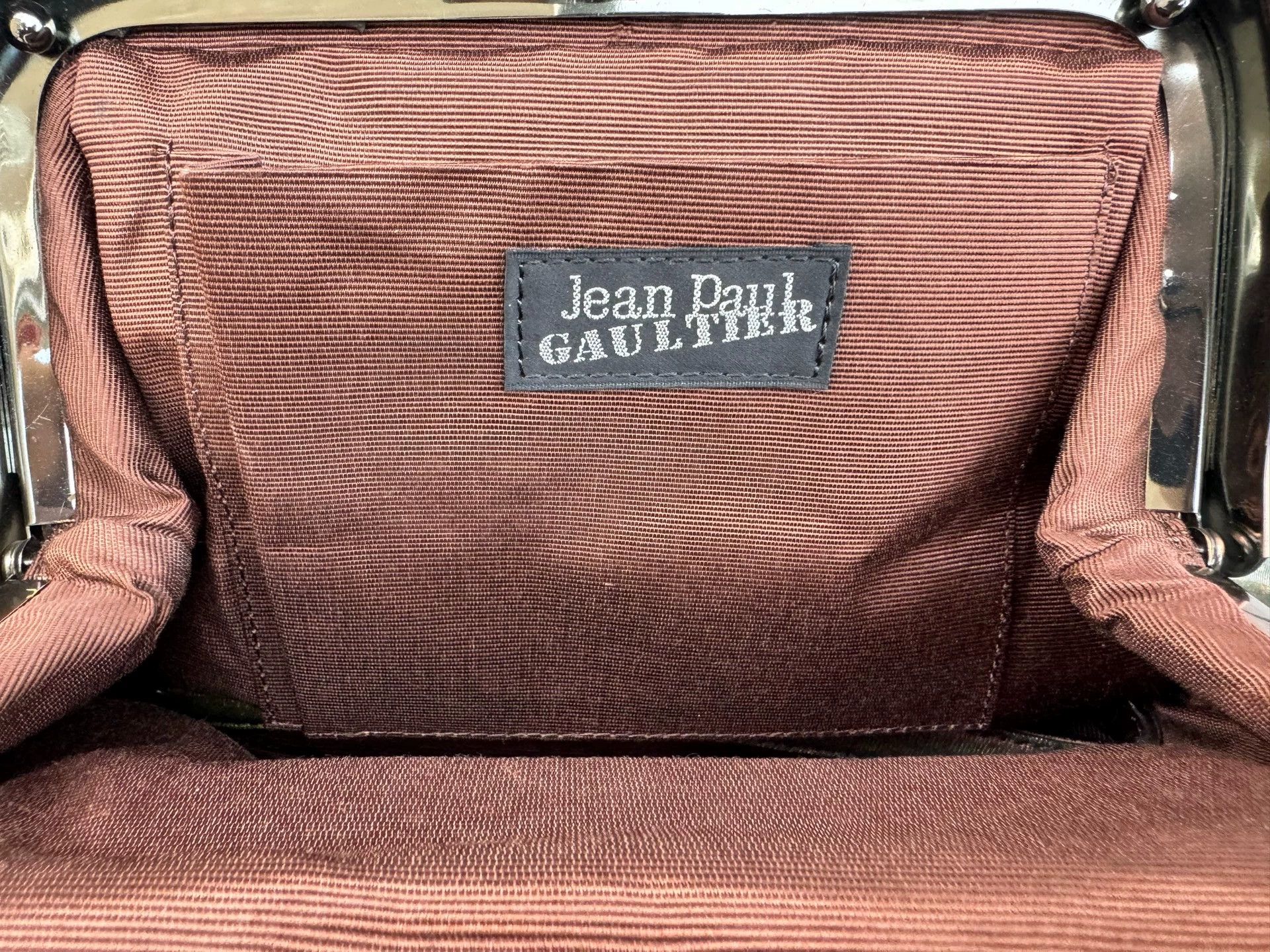 Jean Paul Gaultier Jean Paul Gaultier Jade bug mouth gold medium handbag Size ONE SIZE - 7 Thumbnail