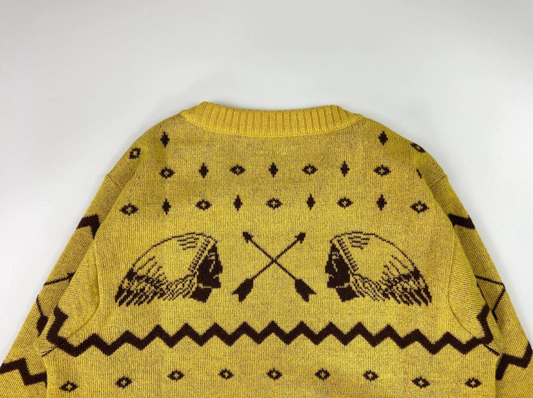 VISVIM 17AW VNTG NATIVE JACQUARD KNIT