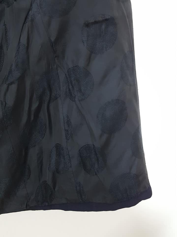 Versace VERSACE Couture Lining Double Breasted Navy Coat Size 42R - 11 Thumbnail