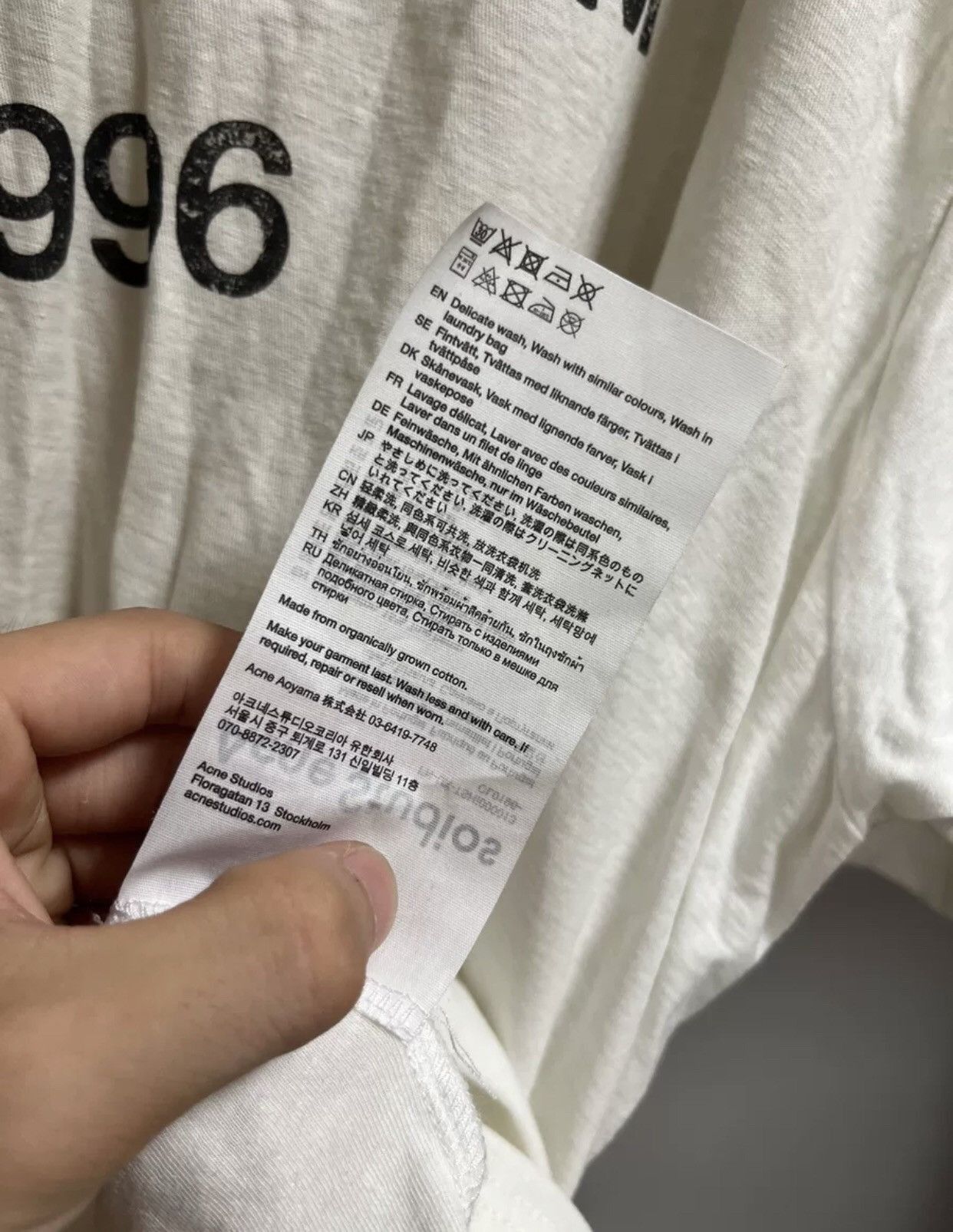 Acne Studios Acne studios 1996 short sleeve - DMC Size US L / EU 52-54 / 3 - 4 Thumbnail