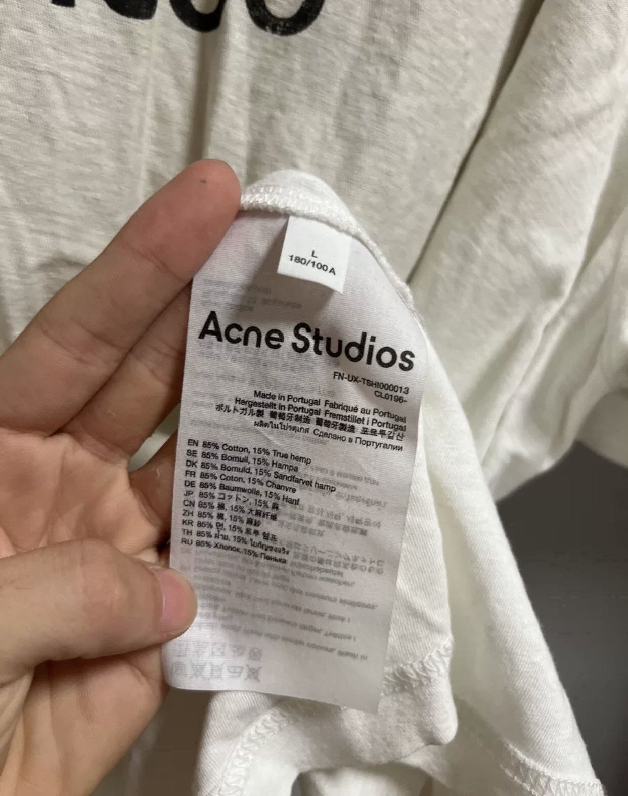 Acne Studios Acne studios 1996 short sleeve - DMC Size US L / EU 52-54 / 3 - 5 Thumbnail