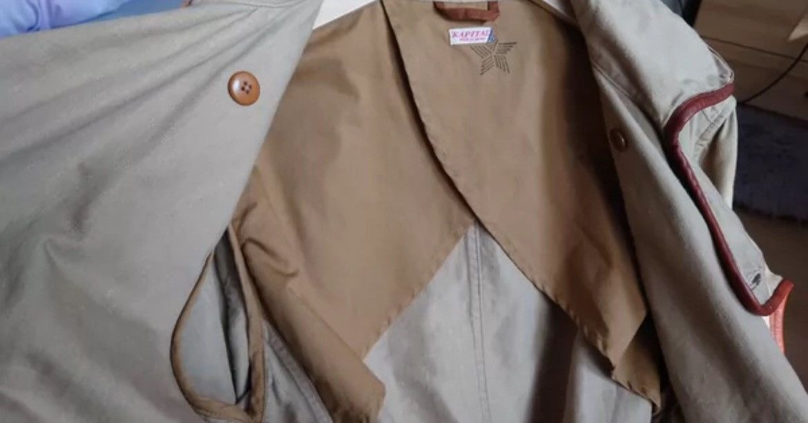 Kapital Kapital CowLeather Bagged Jacket - DMC Size US M / EU 48-50 / 2 - 3 Thumbnail