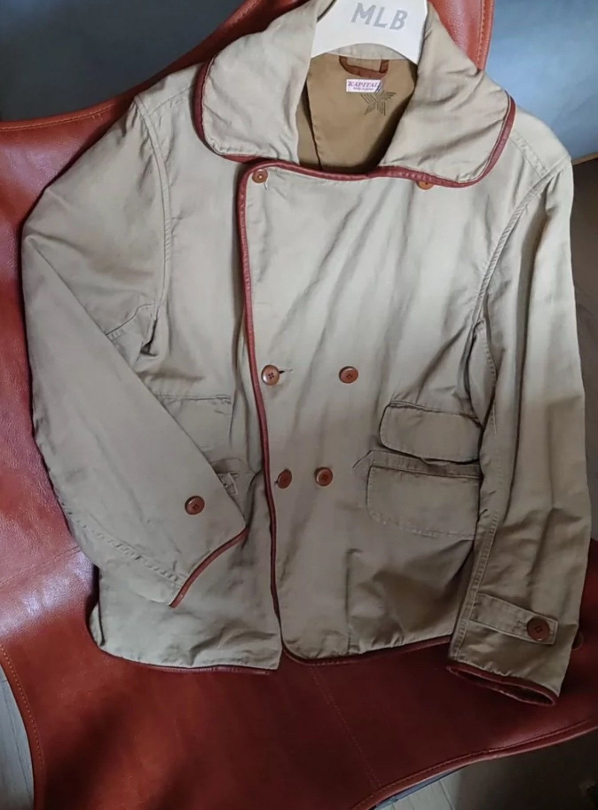Kapital Kapital CowLeather Bagged Jacket - DMC Size US M / EU 48-50 / 2 - 2 Thumbnail