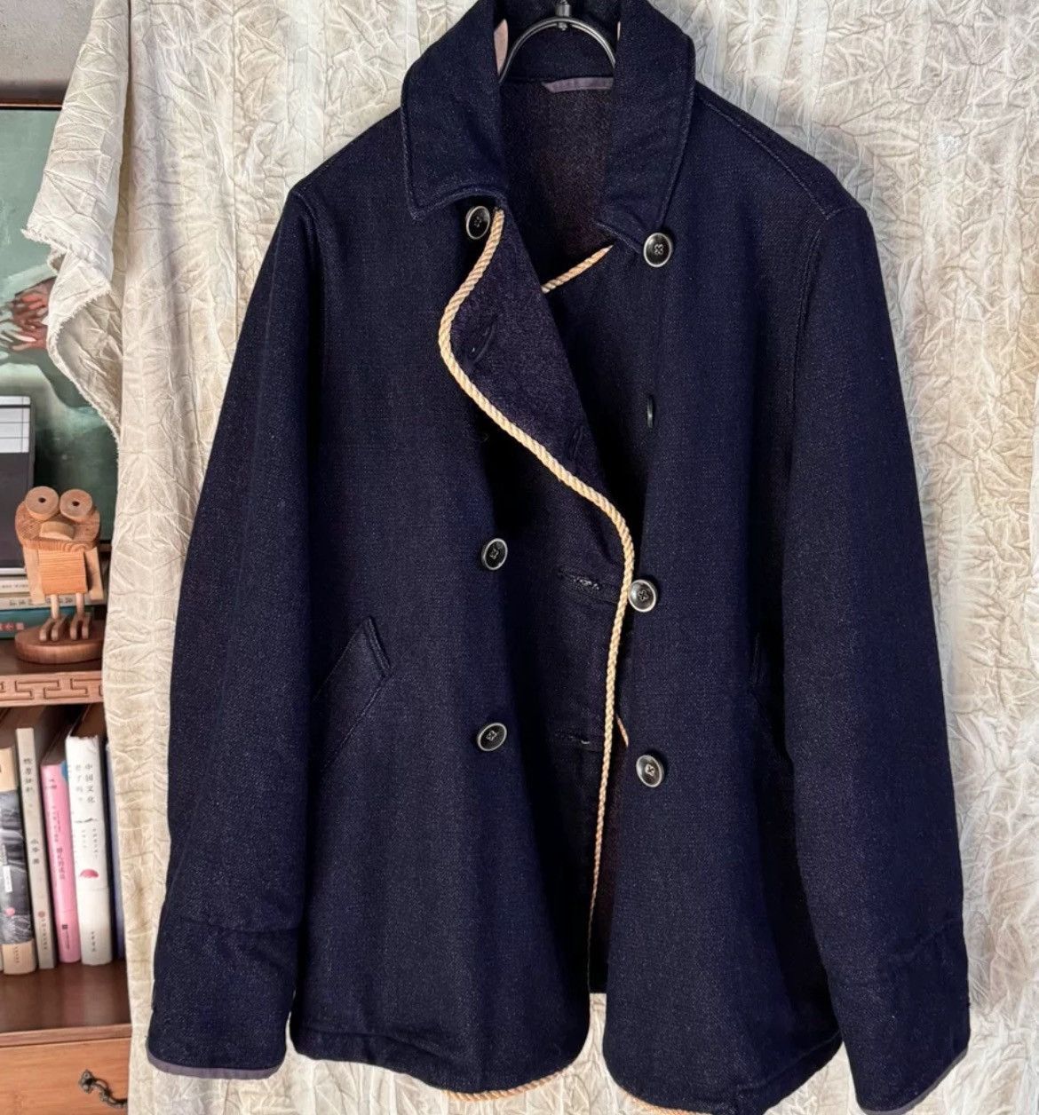 Kapital Kapital Kazuhiro DoubleBreasted Vintage Coat - DMC Size US M / EU 48-50 / 2 - 3 Thumbnail