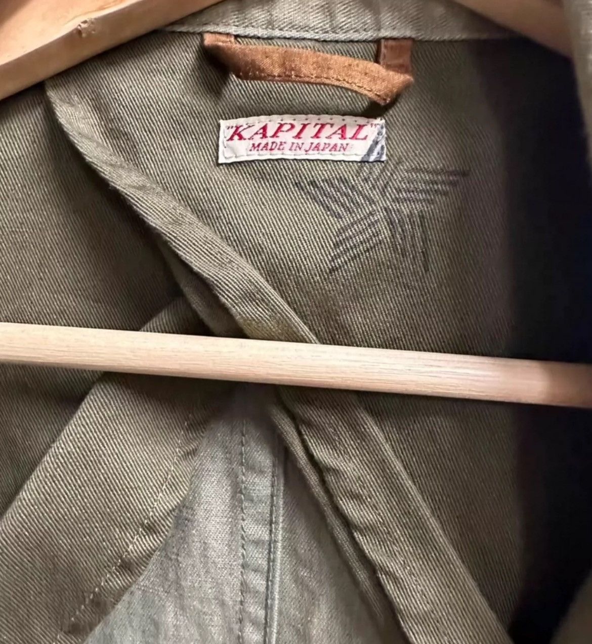 Kapital Kapital CowLeather Bagged Windbreaker Jacket - DMC Size US M / EU 48-50 / 2 - 5 Thumbnail