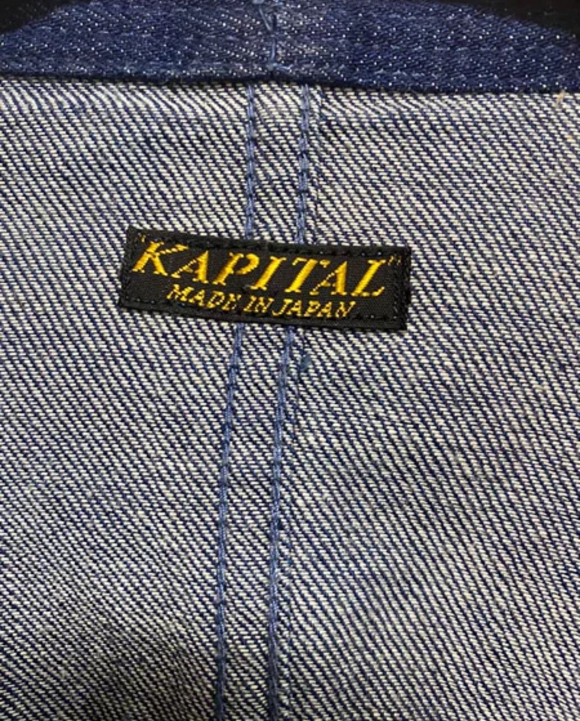 Kapital Kapital 10Bag Denim Cardigan - DMC Size US L / EU 52-54 / 3 - 3 Thumbnail