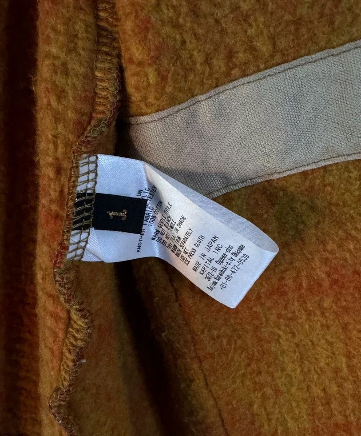 Kapital Kapital Hirata Kazuhiro Kobe Fleece Coat - DMC Size US S / EU 44-46 / 1 - 8 Thumbnail