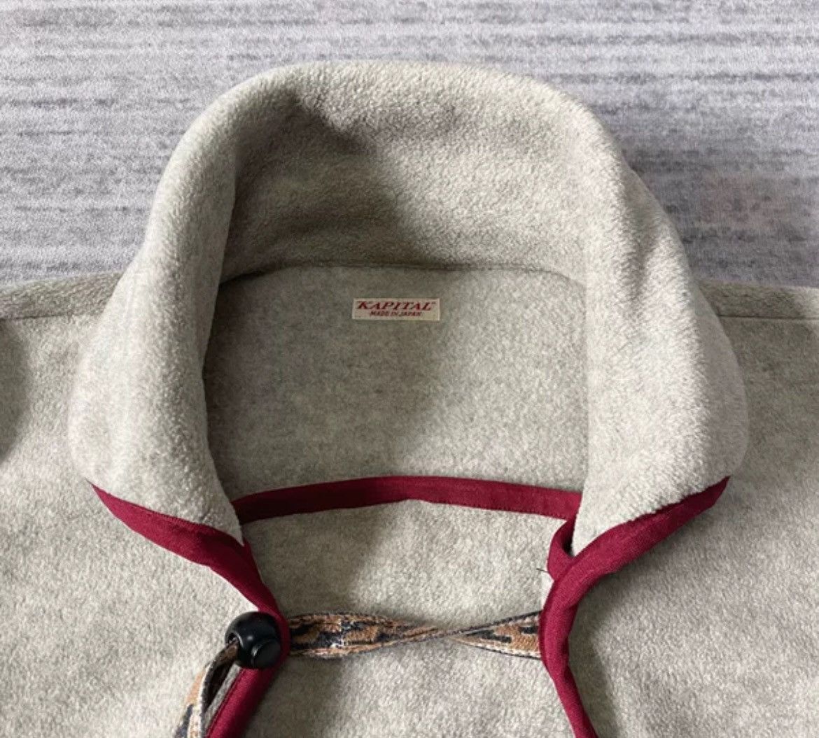 Kapital Kapital TwoTone Fleece Hoodie Jacket - DMC Size US S / EU 44-46 / 1 - 4 Thumbnail