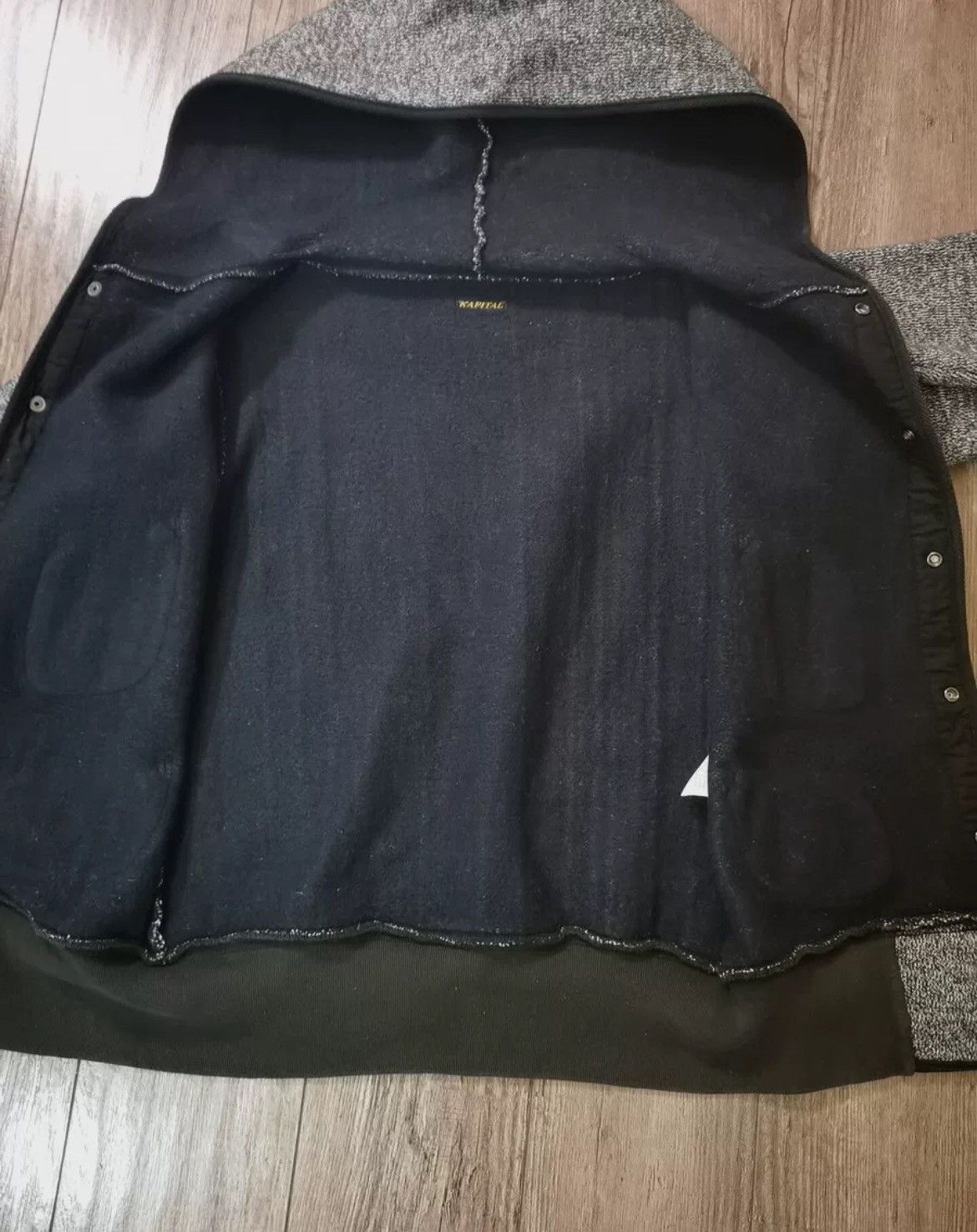 Kapital Kapital Pepper Salt Hoodie Jacket Jacket - DMC Size US S / EU 44-46 / 1 - 4 Thumbnail